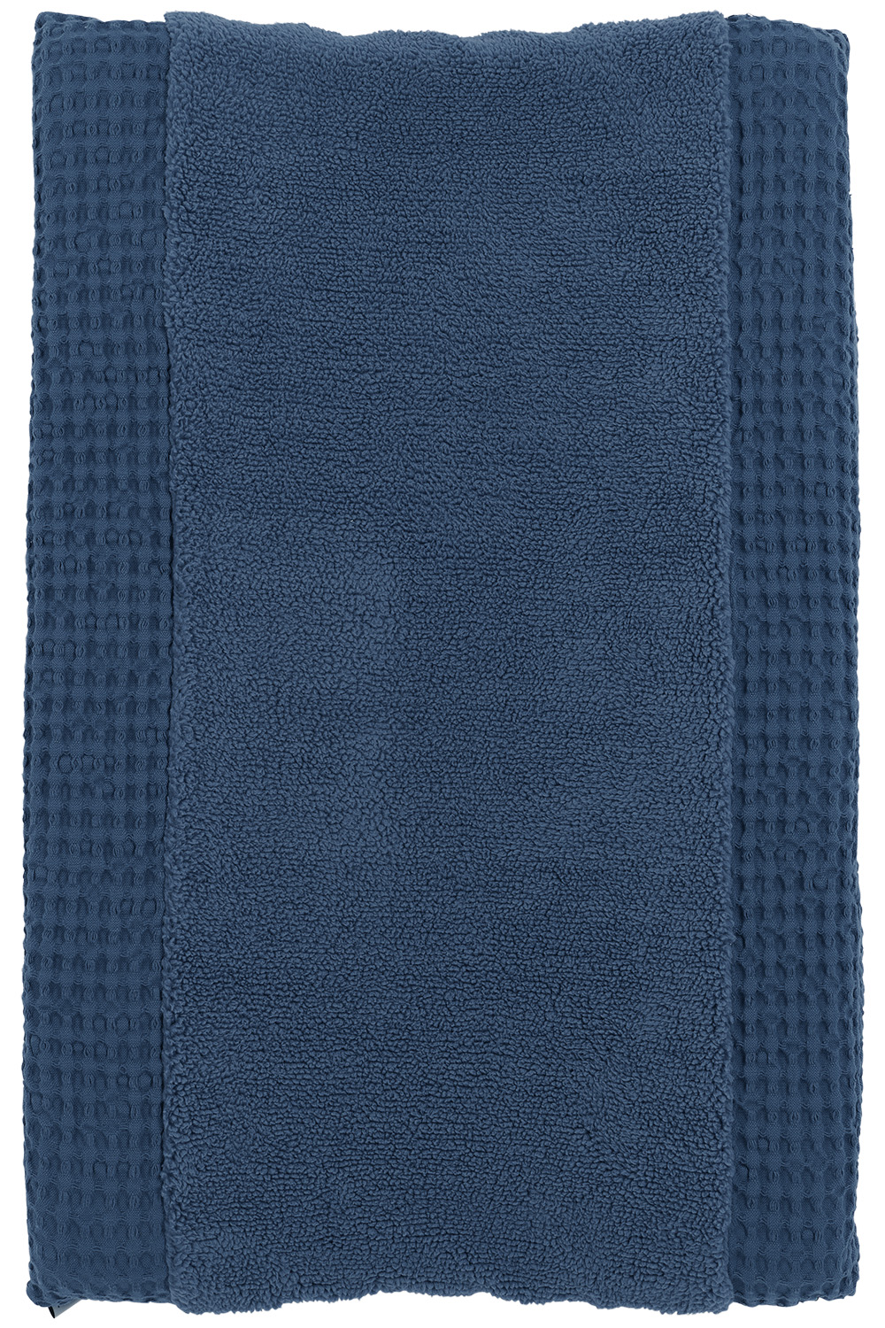 Aankleedkussenhoes Wafel Teddy - indigo - 50x70cm