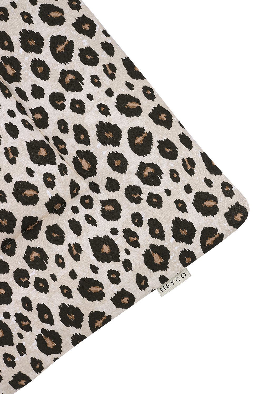 Boxkleed Leopard - sand melange - 80x100cm