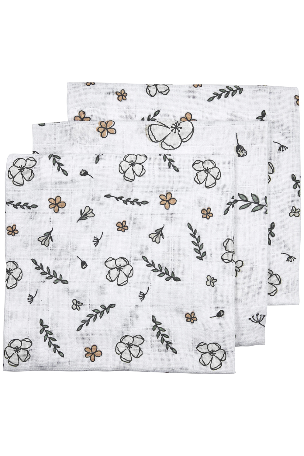 kruipen Uitverkoop kip Biologisch Hydrofiele Luiers 3-Pack Floral - 70x70cm | Luier (70 x 70 cm) | 452275 kruipen Uitverkoop kip Biologisch Hydrofiele Luiers 3-Pack Floral - 70x70cm | Luier (70 x 70 cm) | 452275