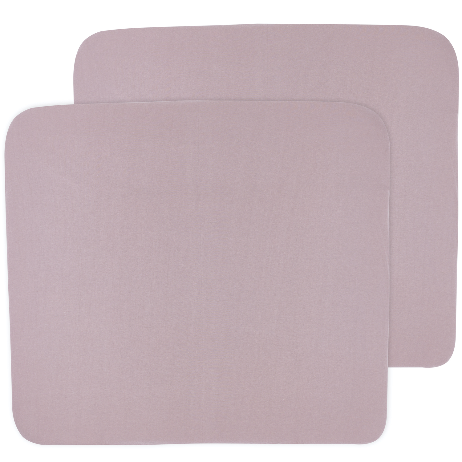 Changing mat cover 2-pack Uni - lilac - 85x75cm