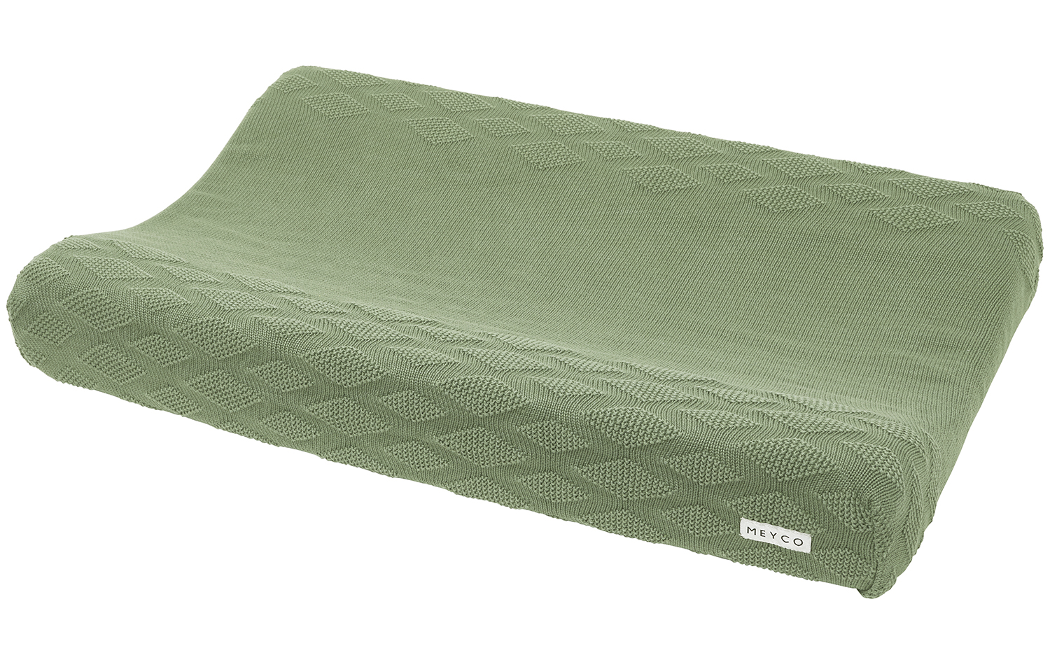 Wickelauflagenbezug organisch Diamond - forest green - 50x70cm