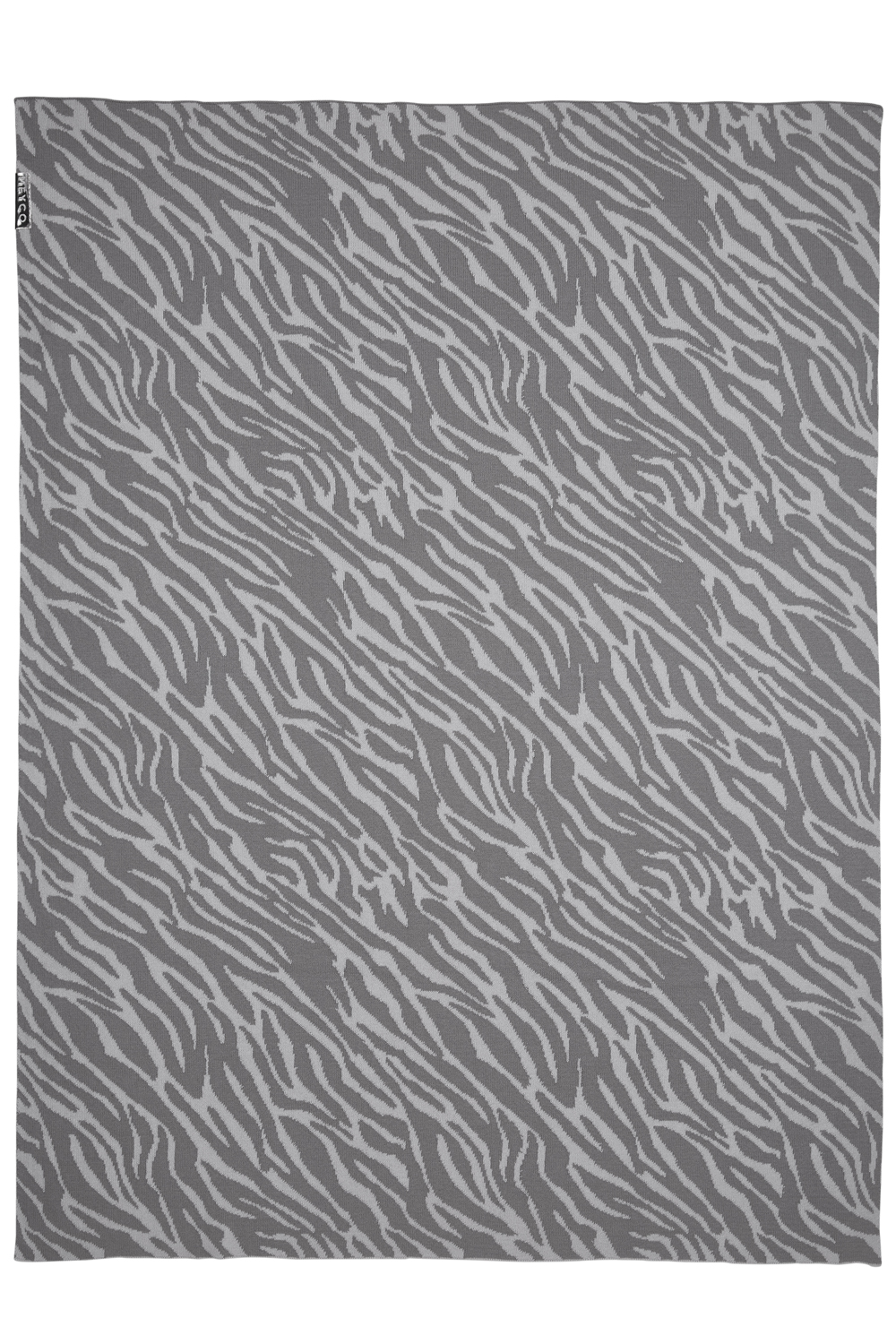 Ledikant deken Zebra - grey - 100x150cm