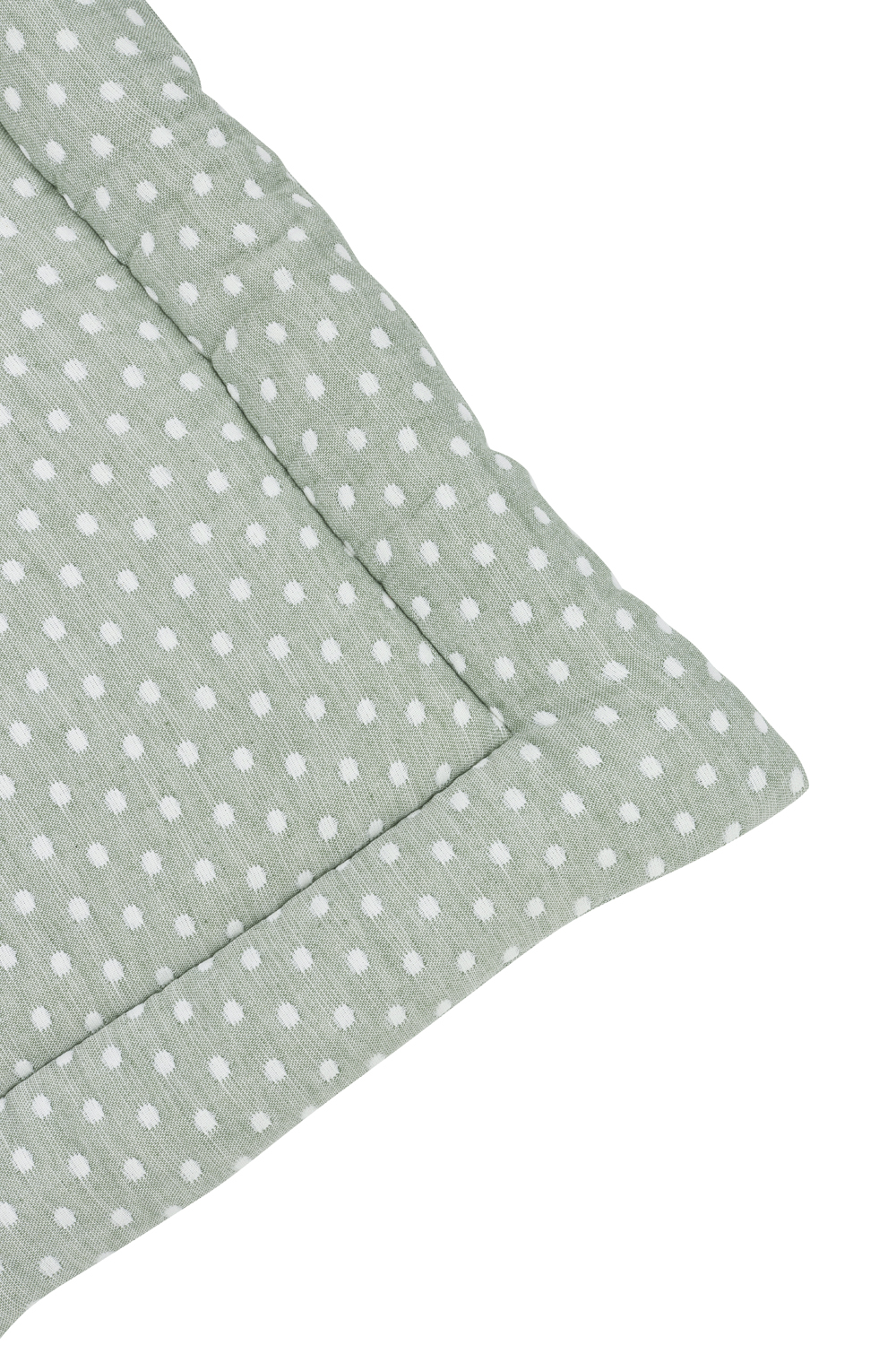 Boxkleed Little Dots - forest green - 80x100cm