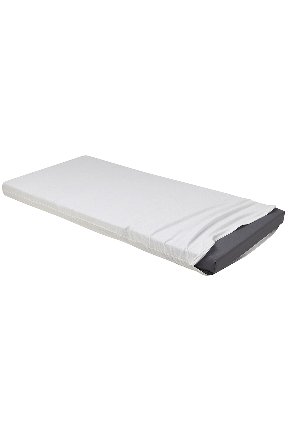 Matratzenbezug für Campingbetten Uni - white - 60x120cm