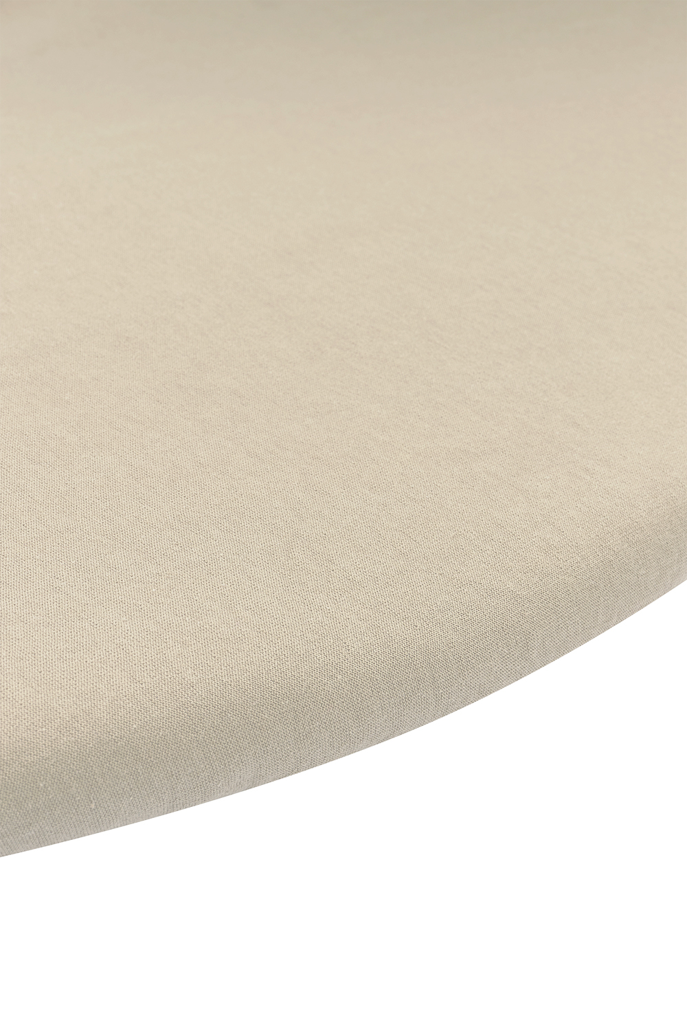 Spannbettlaken Laufgittermatratze jersey Uni - sand - Rund 90/95cm