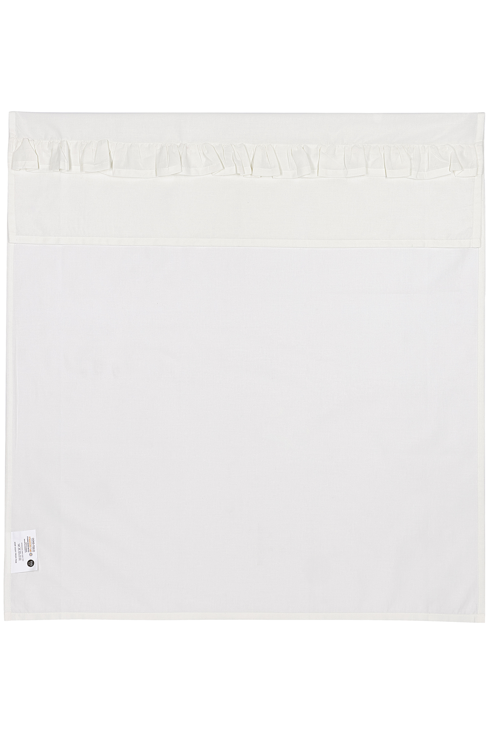 Cot bed sheet Ruffle - offwhite - 100x150cm