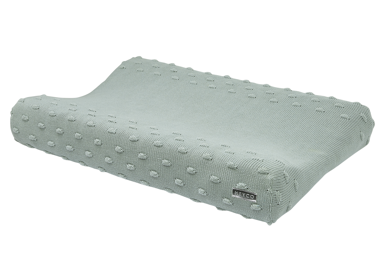 Changing mat cover Knots - stone green - 50x70cm