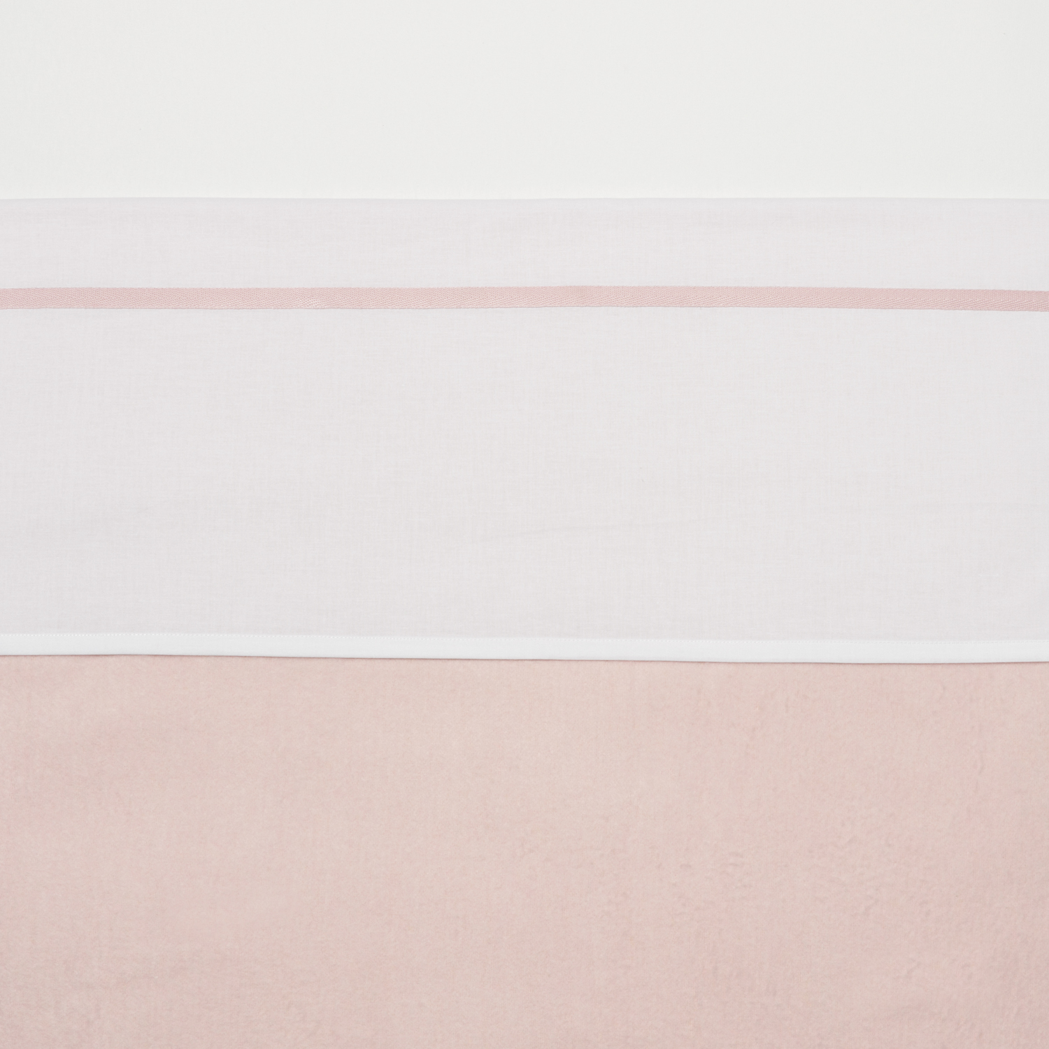 Crib Sheet Piping - Light Pink - 75X100cm