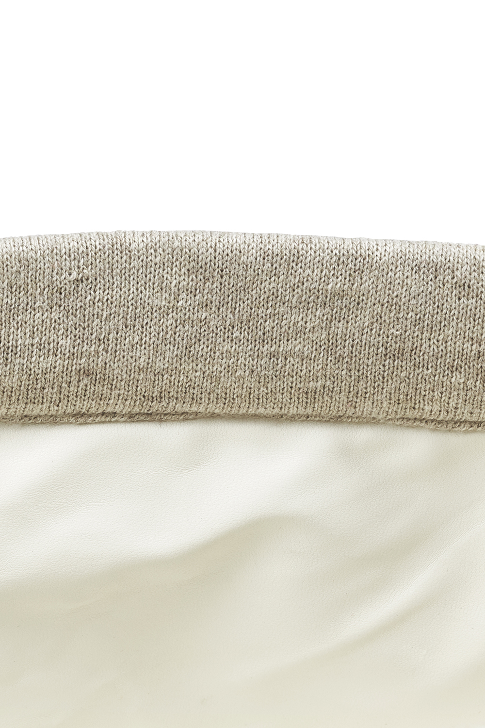 Nursery basket Knit Basic - sand melange - Small
