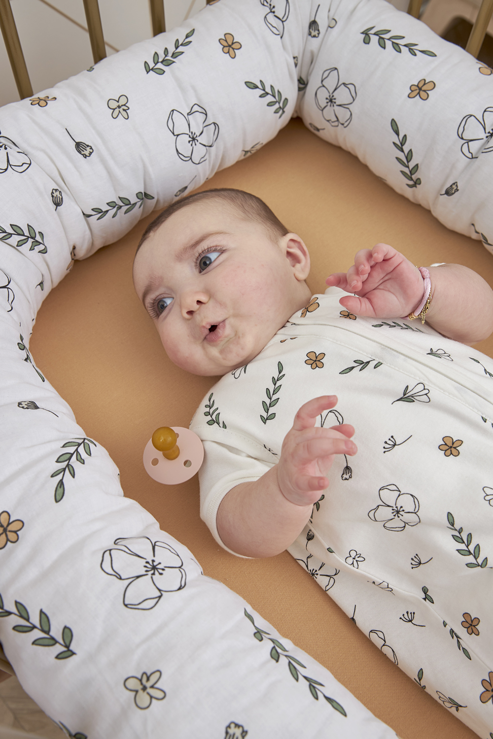 Baby slaapzak biologisch Floral - multicolour - 90cm
