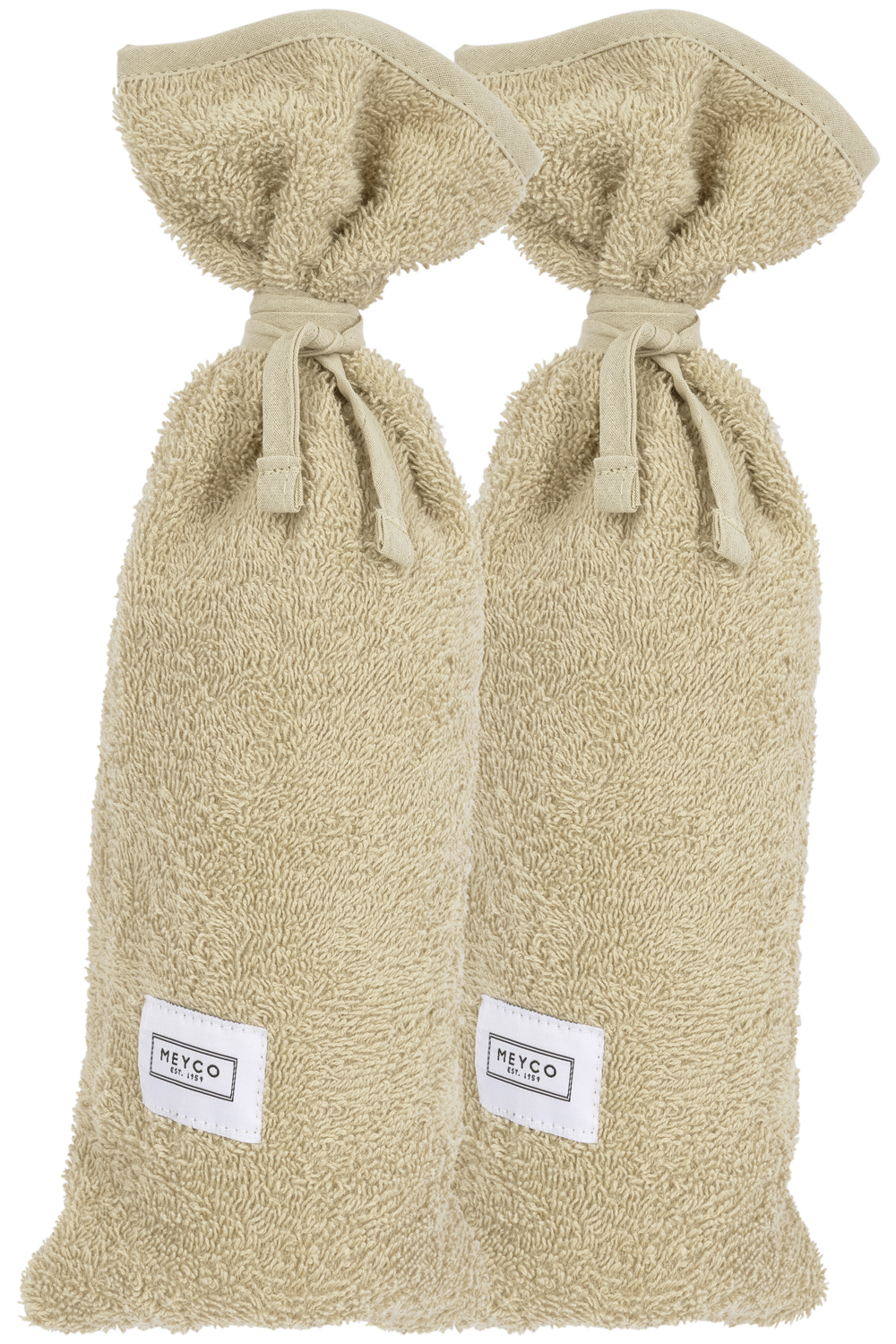 Hot water bottle cover 2-pack terry Uni - sand