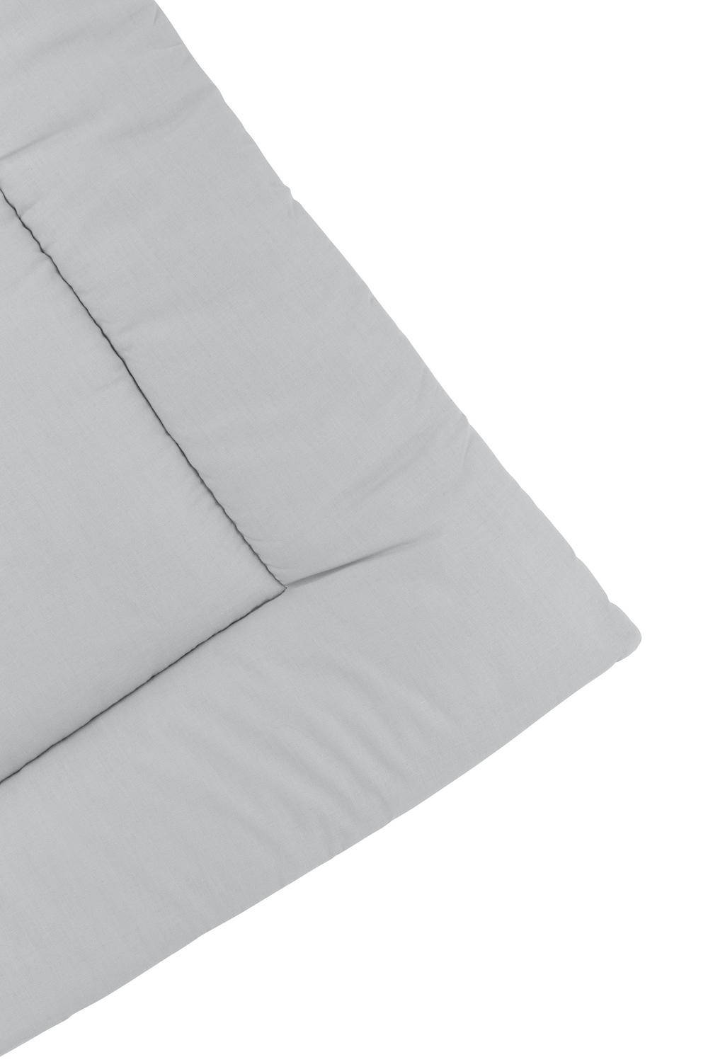 Boxkleed Uni - grey/light grey - 80x100cm