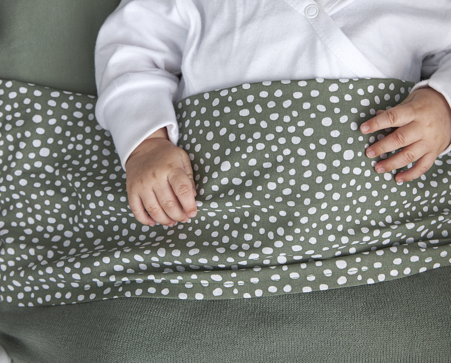 Crib sheet 2-pack Cheetah/Uni - forest green - 75X100cm