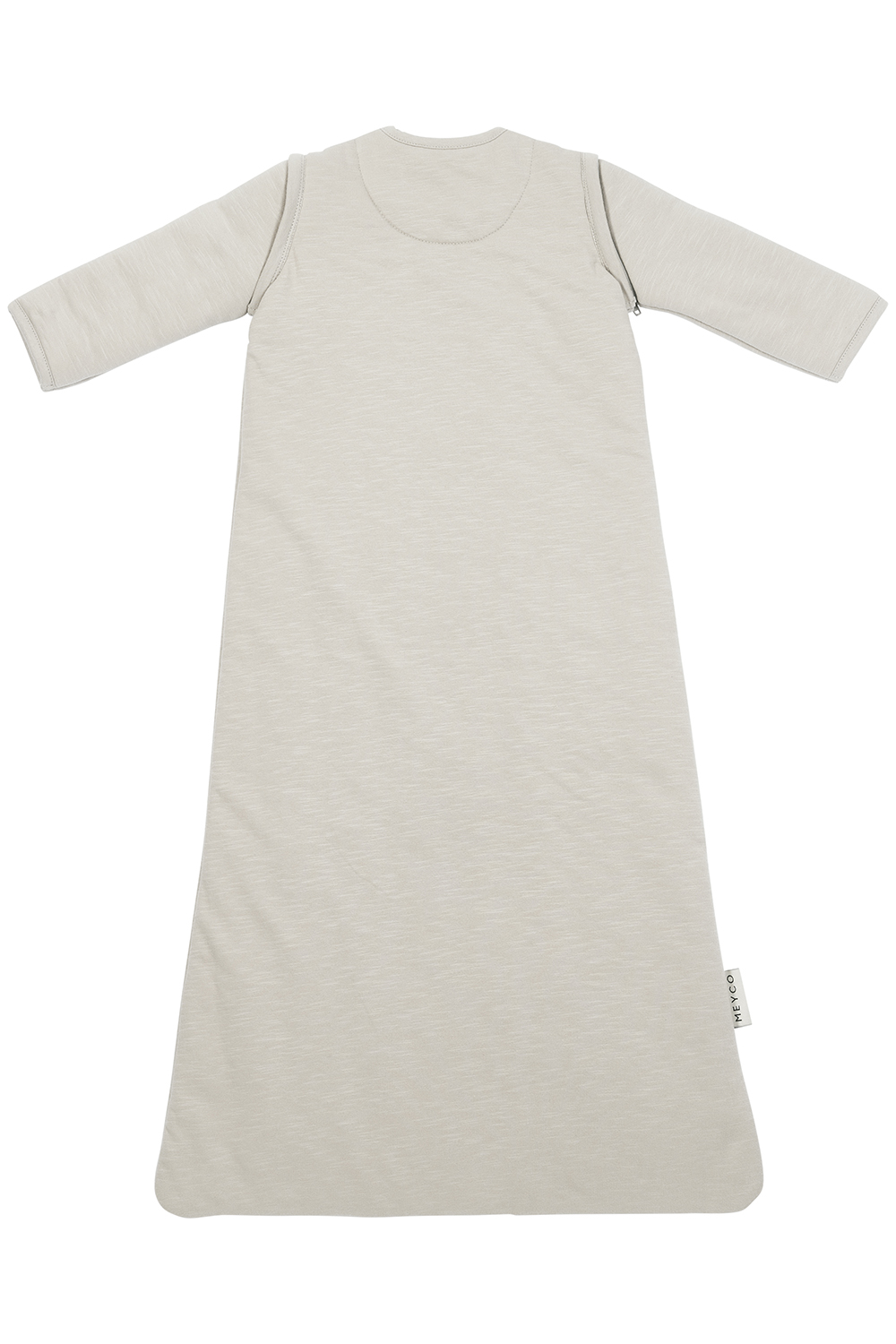 Baby slaapzak met afritsbare mouwen Slub - greige - 110cm - 2.5 TOG