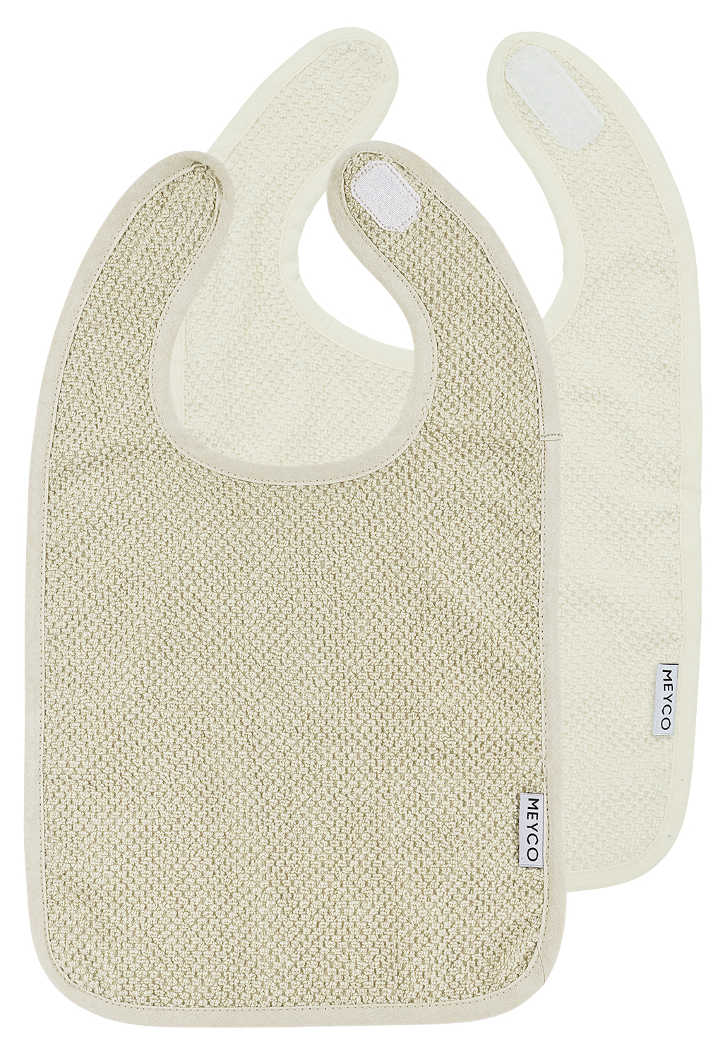 Bib 2-pack Popcorn - naturel/soft sand
