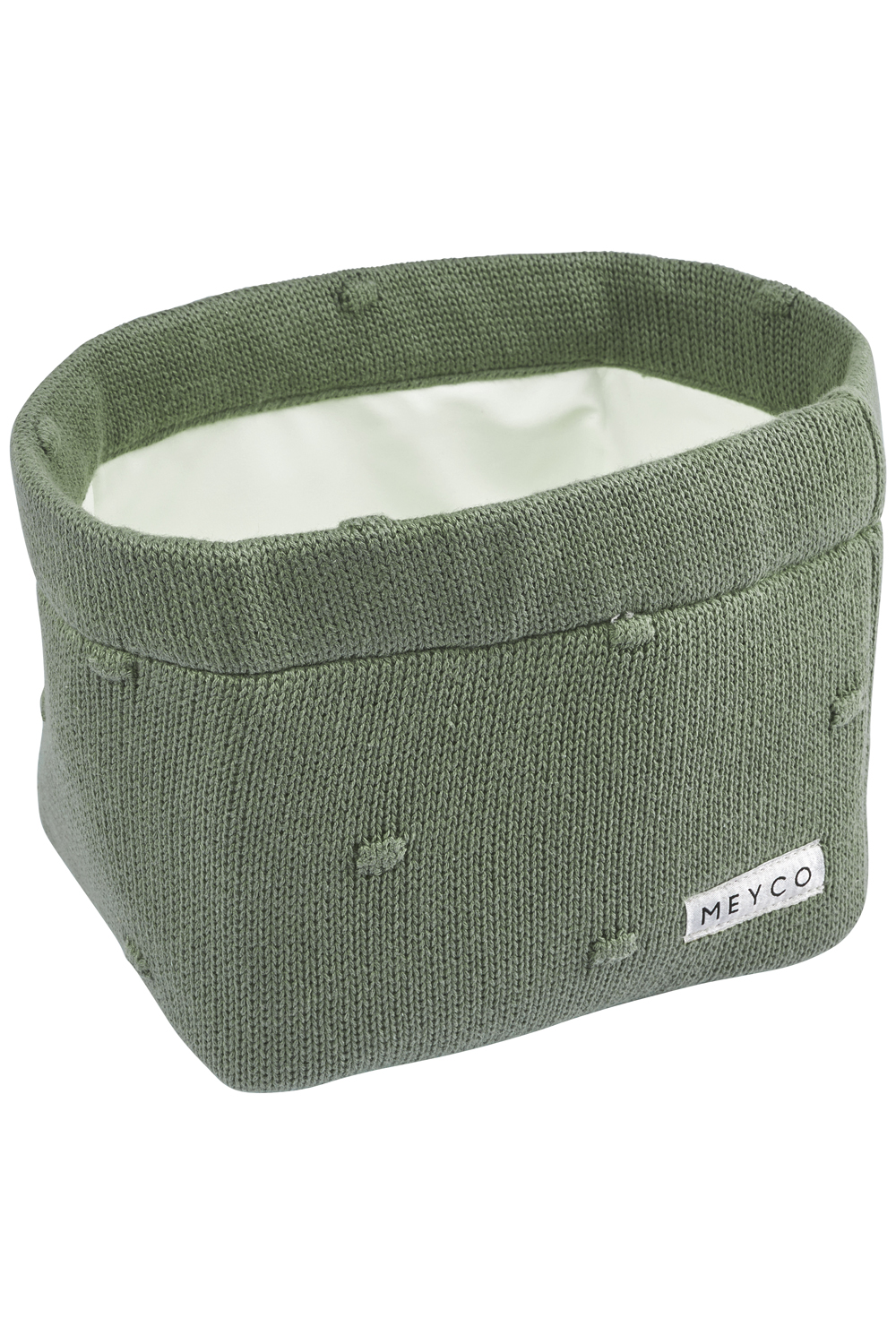 Nursery basket Mini Knots - forest green - Small