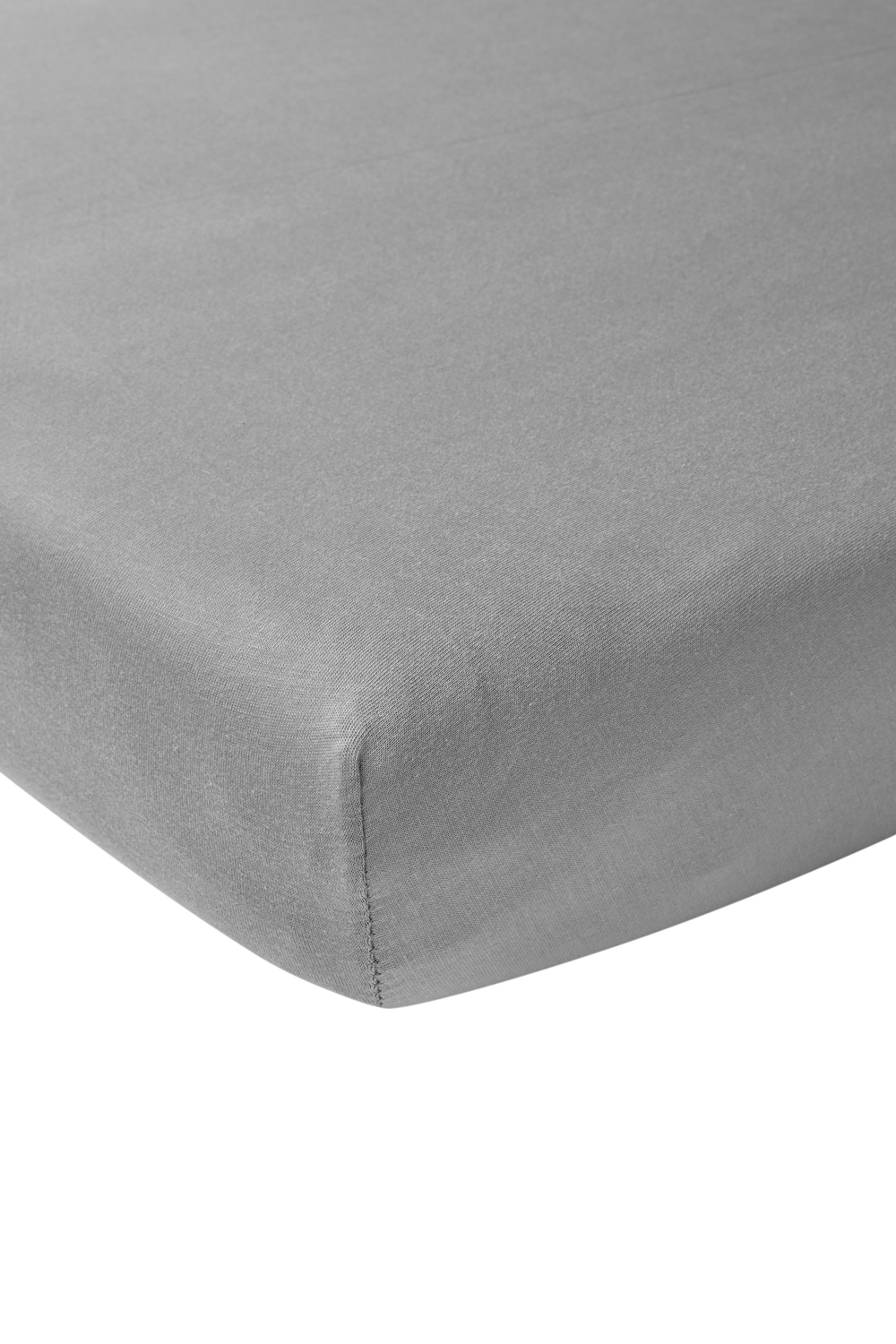 Fitted sheet cot bed Uni - grey - 60x120cm