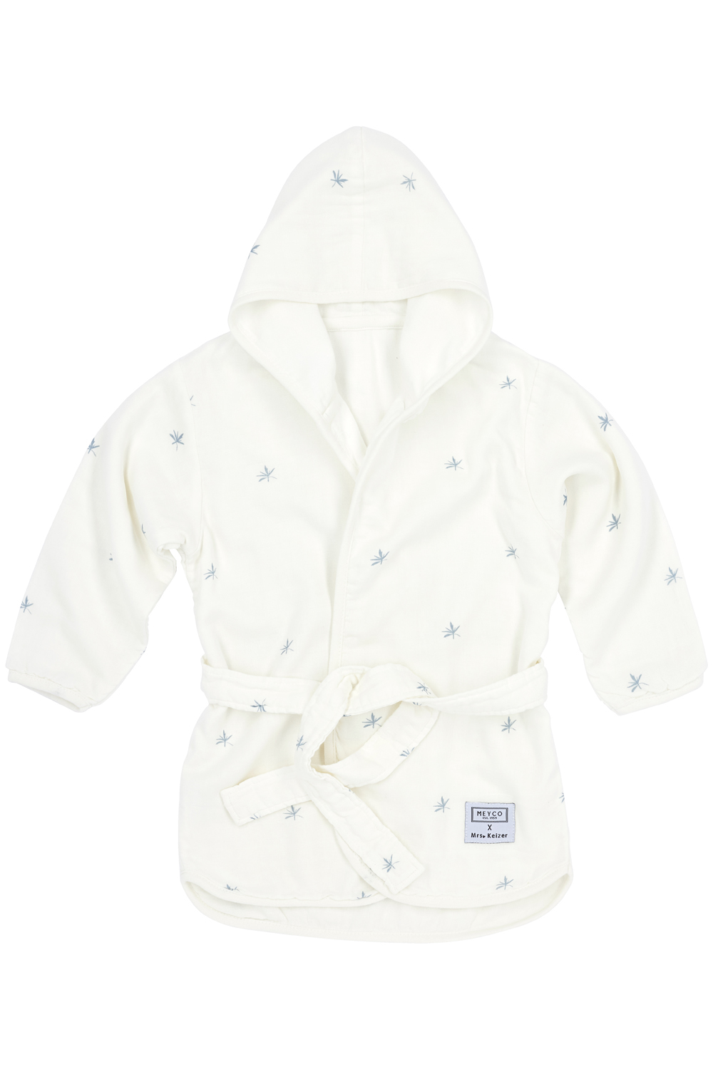 Bathrobe bamboo muslin Ibiza - denim - 110/116