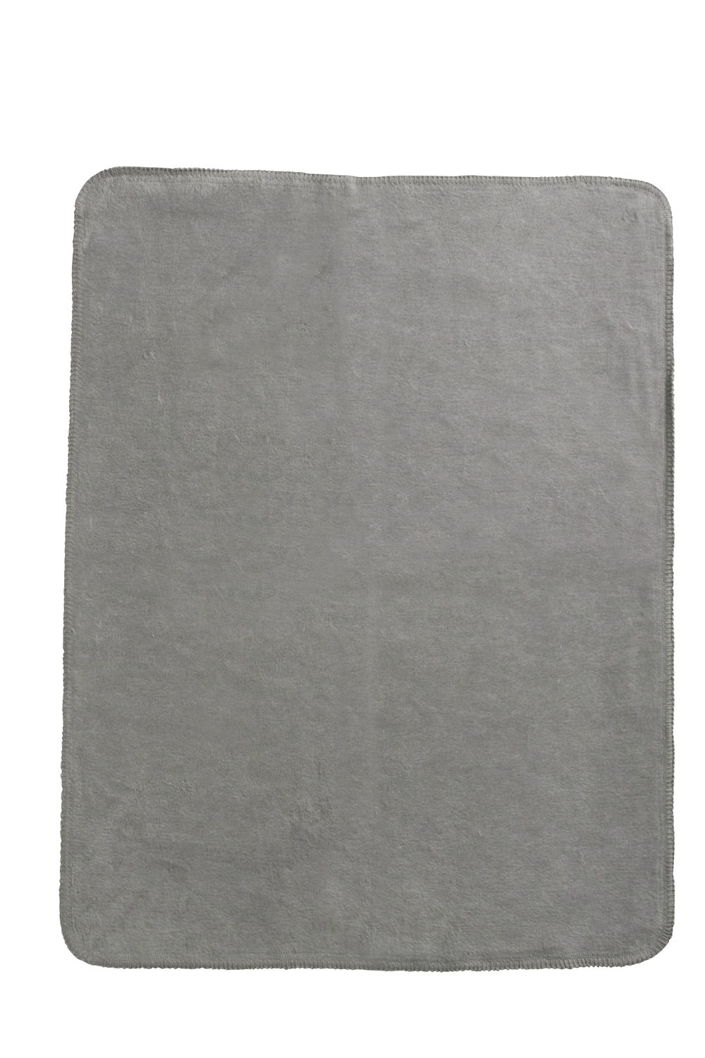 Wiegdeken Double Face - grey/white - 75x100cm