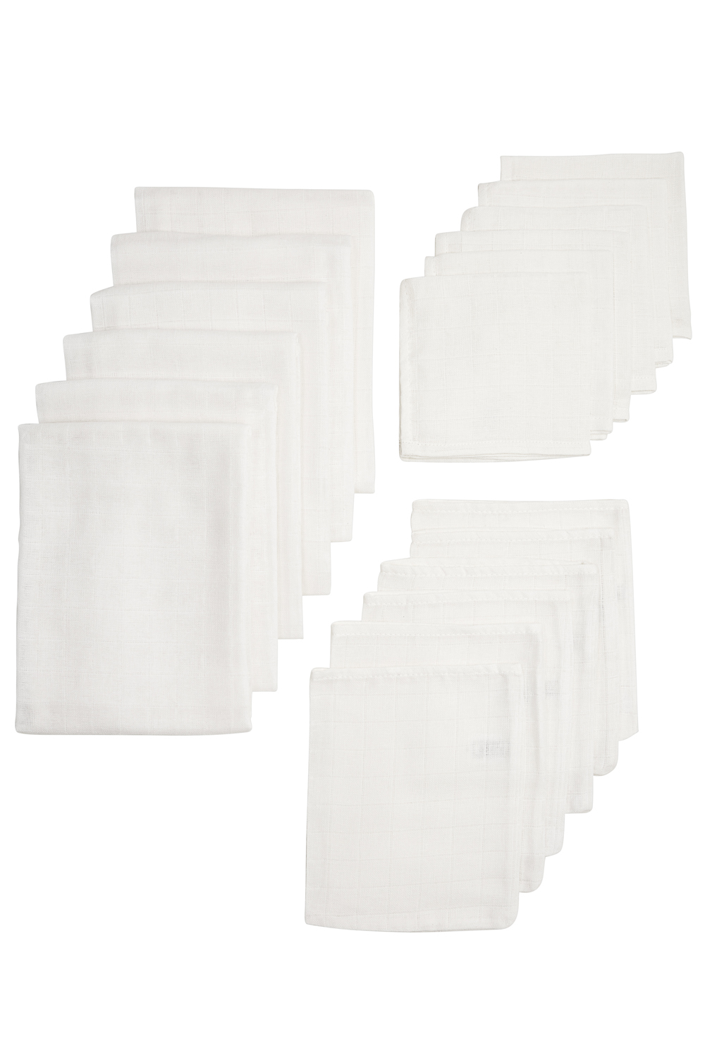 Starterset 18-pack hydrofiel Uni - white