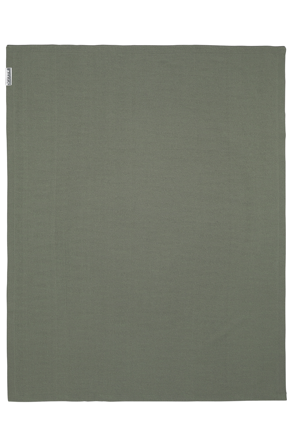 Wiegdeken Knit Basic - forest green - 75x100cm