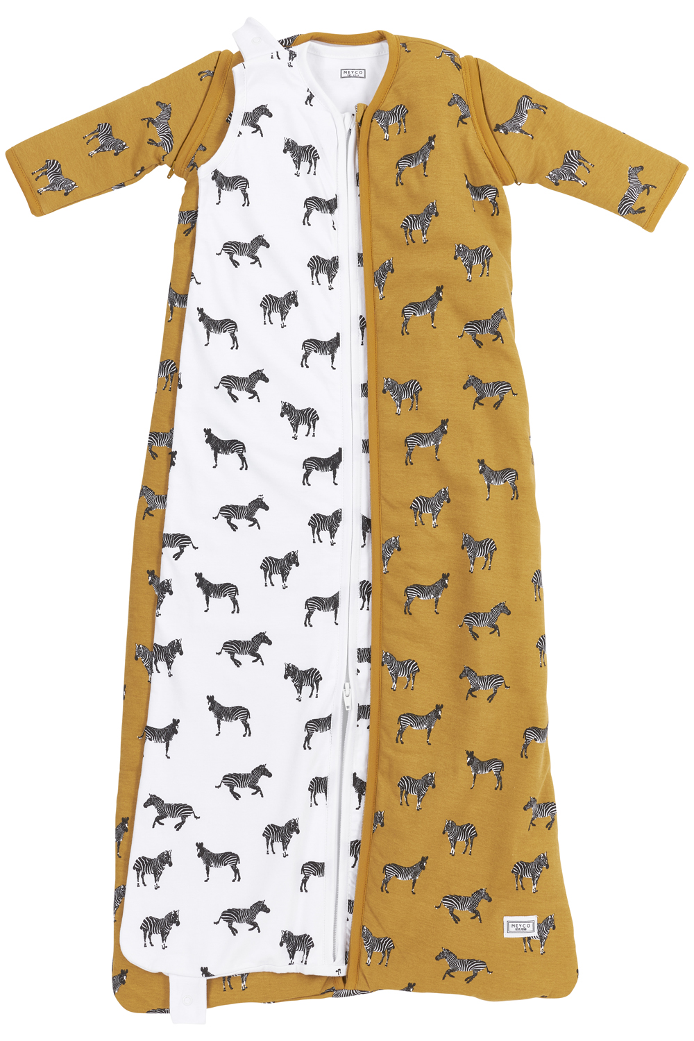 Ganzjahresschlafsack Zebra Animal - honey gold - Einheitsgro√üe