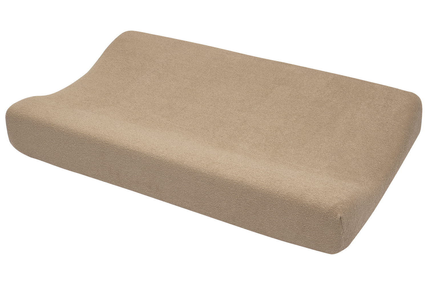 Aankleedkussenhoes badstof Uni - taupe - 50x70cm