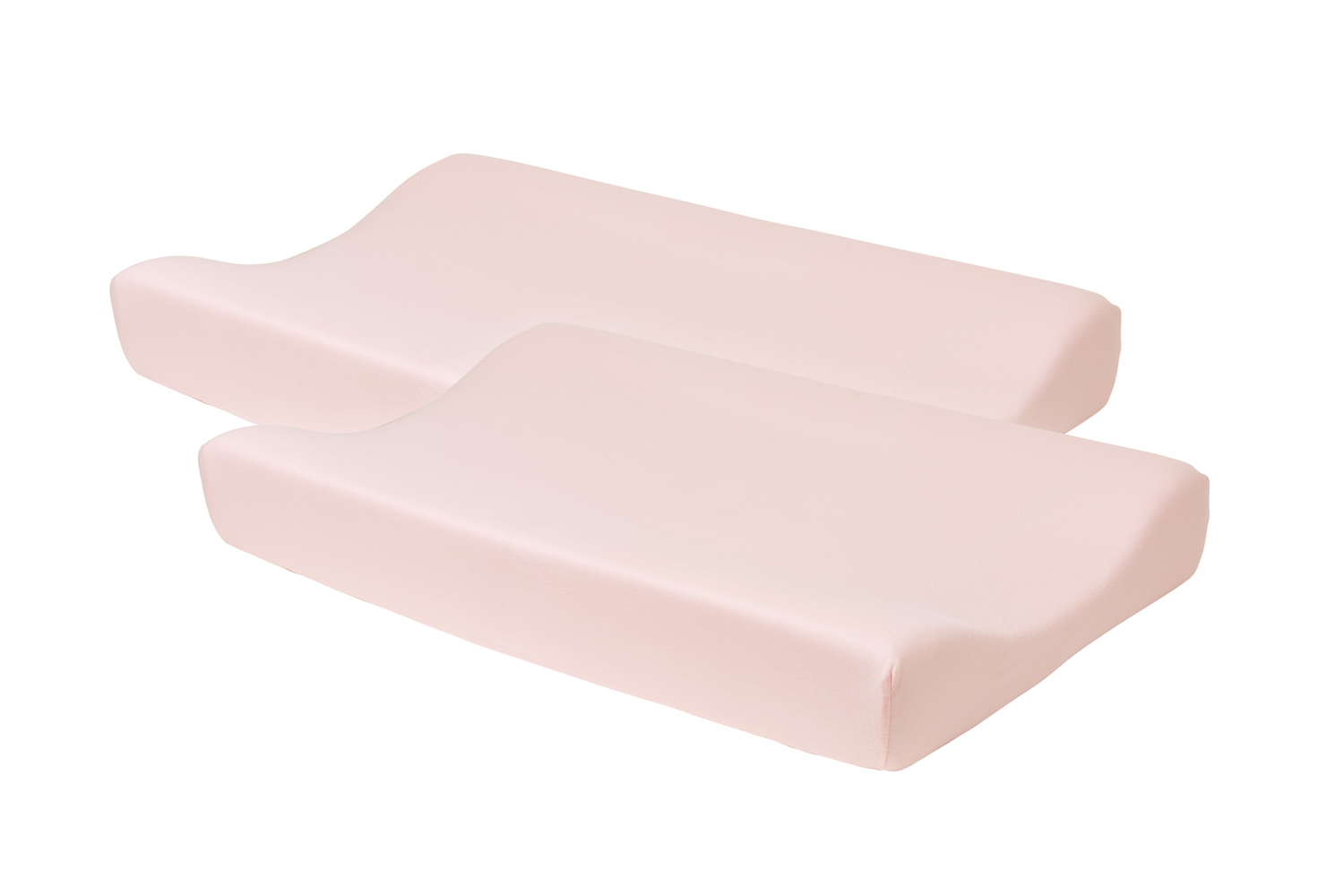 Changing Pad Cover Basic Jersey 2-Pack - Light Pink - 50X70cm