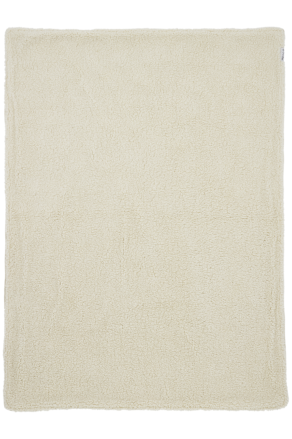Crib bed blanket Knots teddy - soft sand - 75x100cm - 2.0 TOG