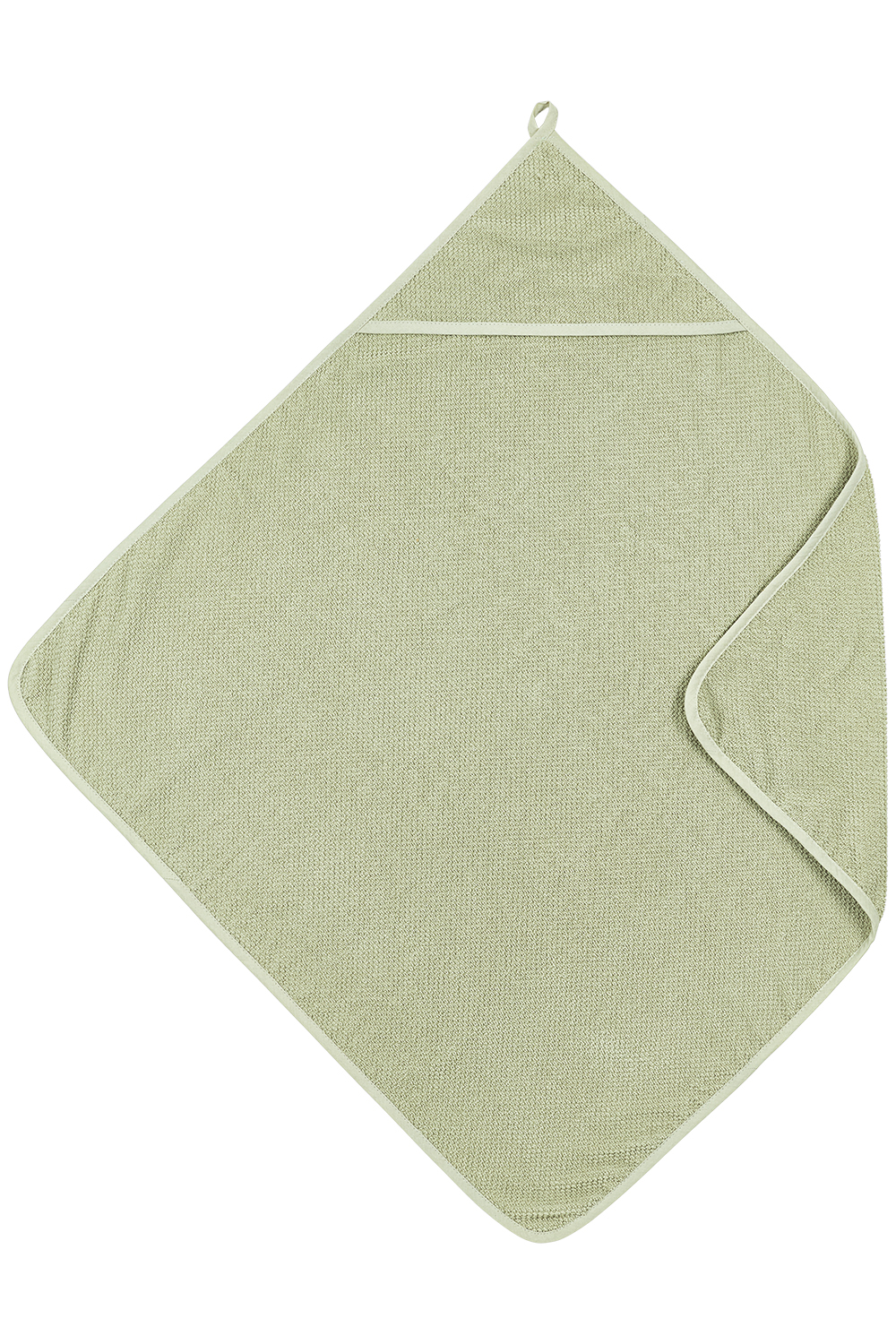 Badcape Popcorn - soft olive - 75x75cm