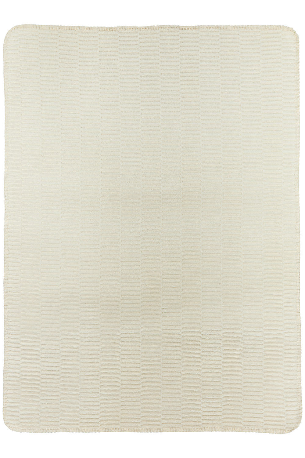 Ledikant deken biologisch Rib - natural - 100x150cm
