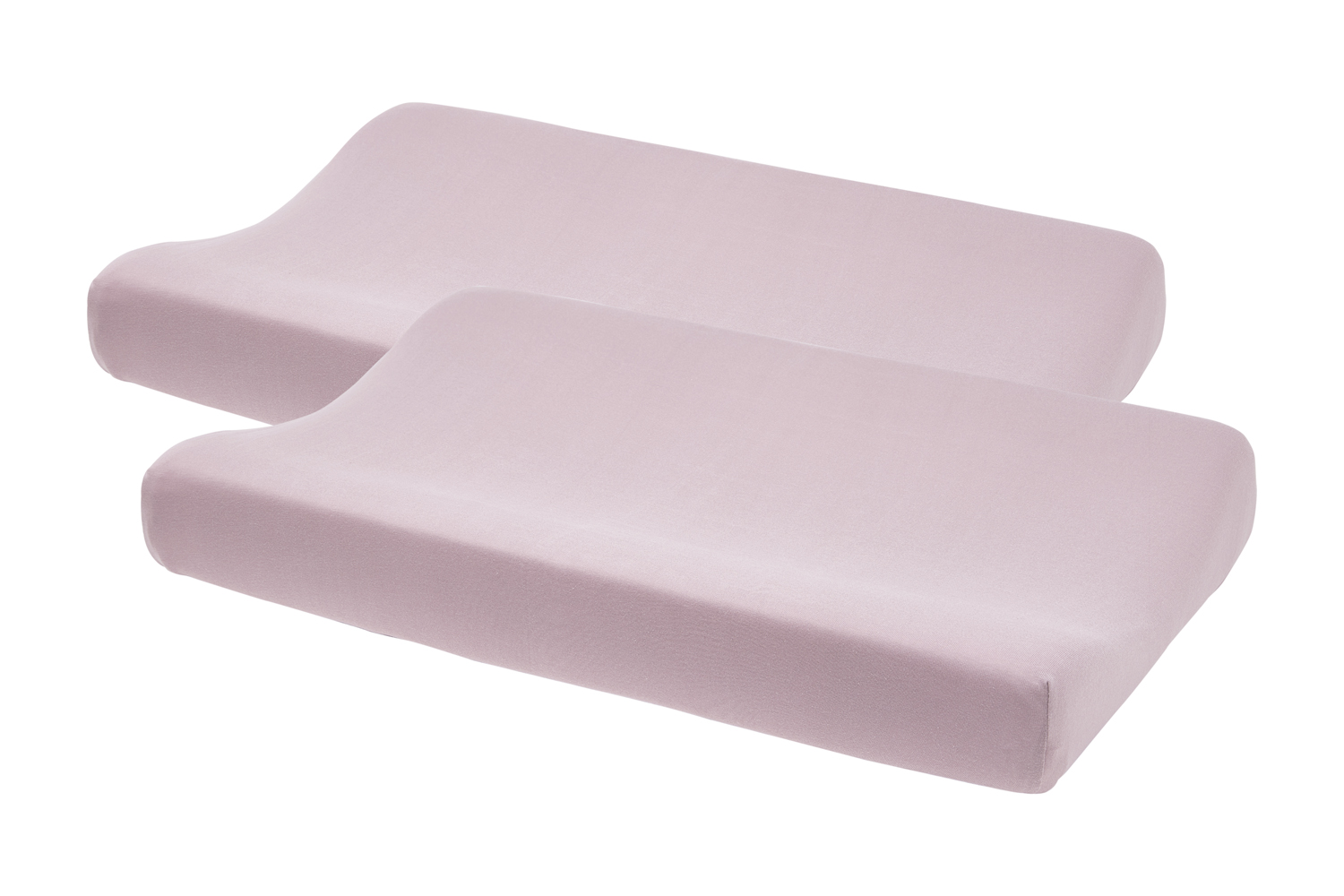 Aankleedkussenhoes Basic Jersey 2-Pack - Lilac - 50x70cm