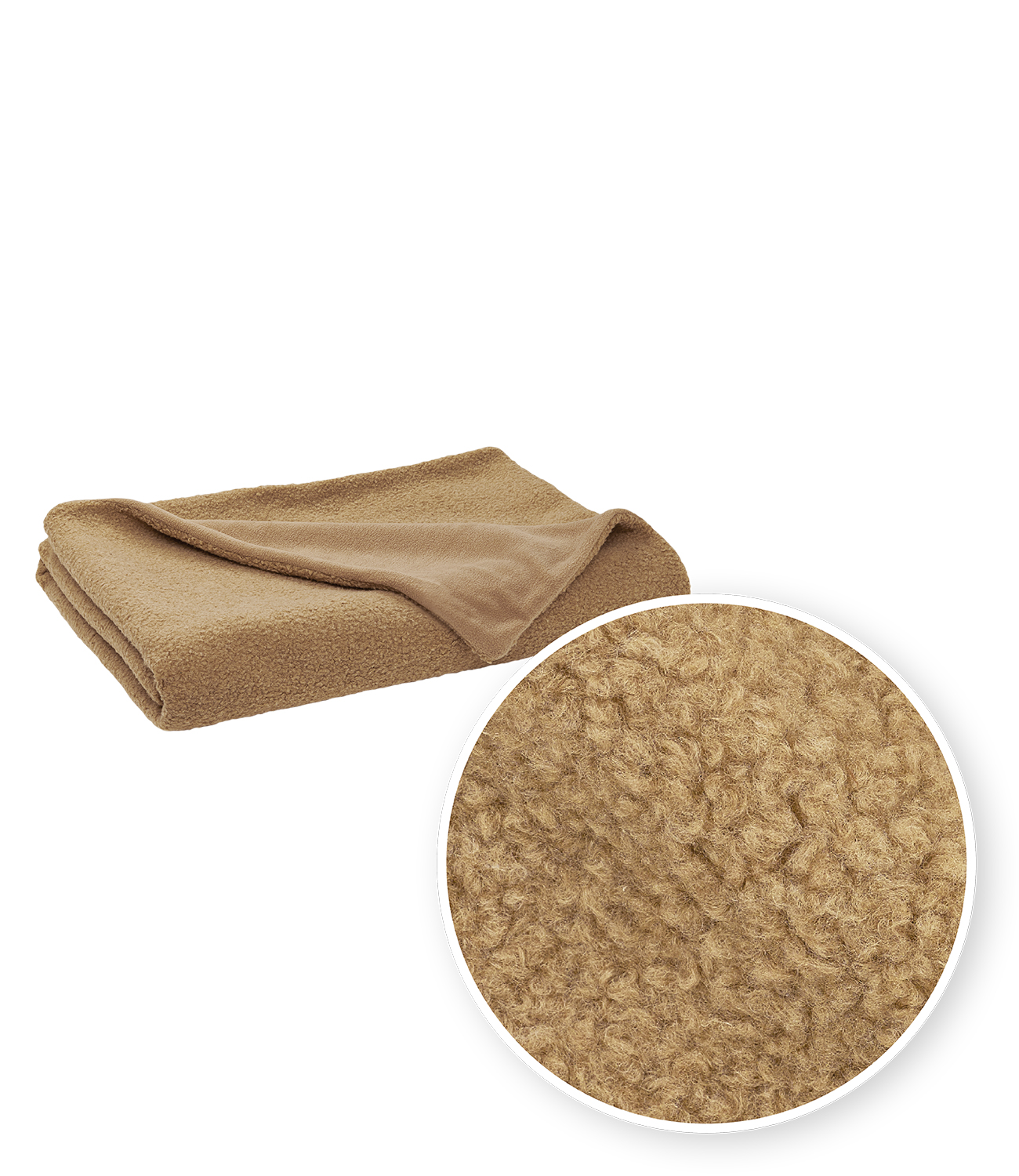 Plaid Bouclé - toffee