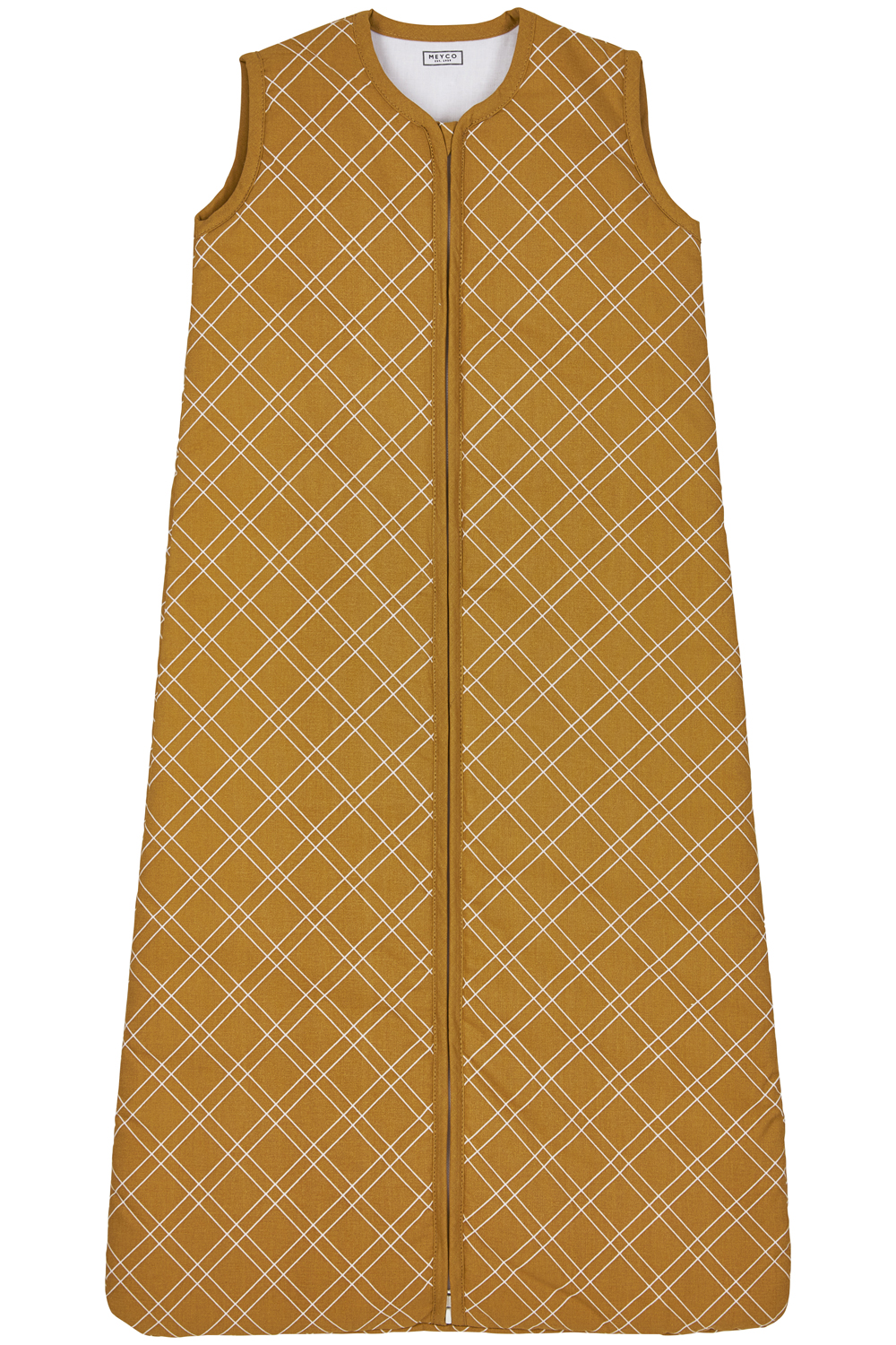 Baby slaapzak gevoerd Double Diamond - honey gold - 70cm