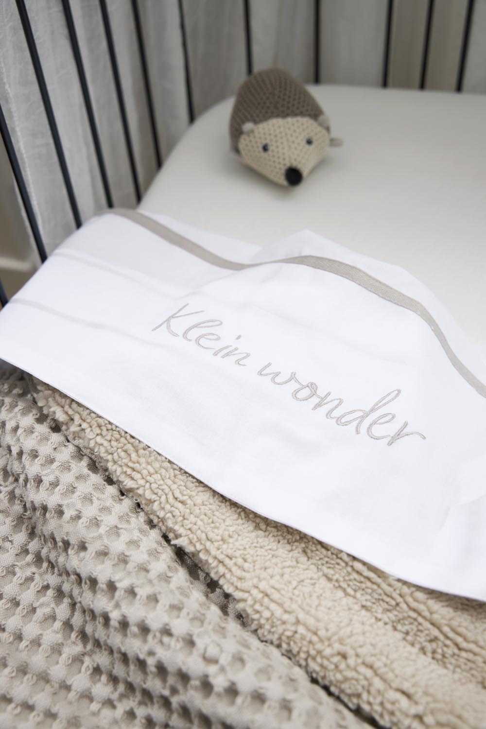 Fitted sheet co-sleeper jersey Uni - white - 50x90cm