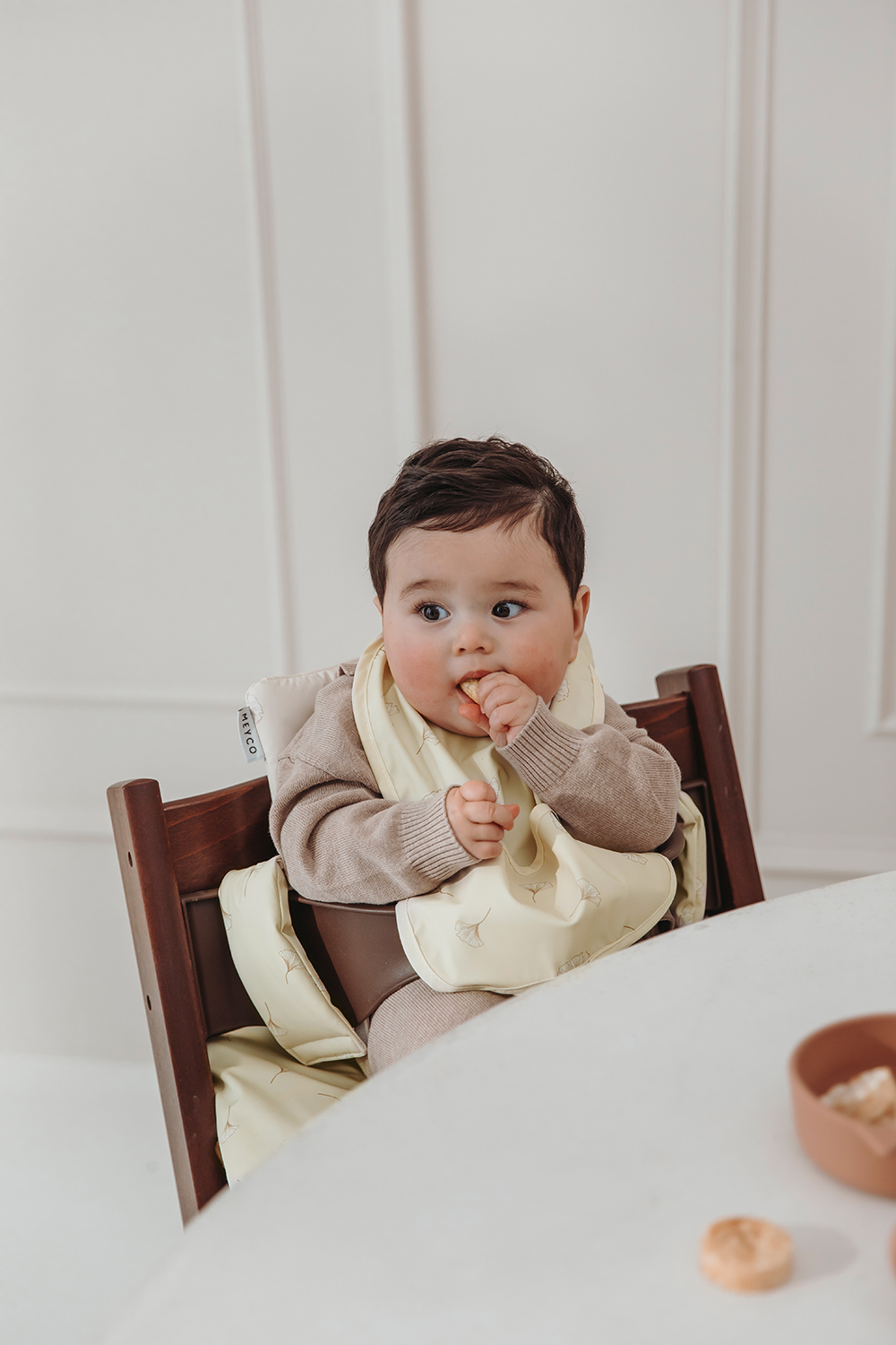 Highchair cushion for growth chair Ginkgo - soft sand