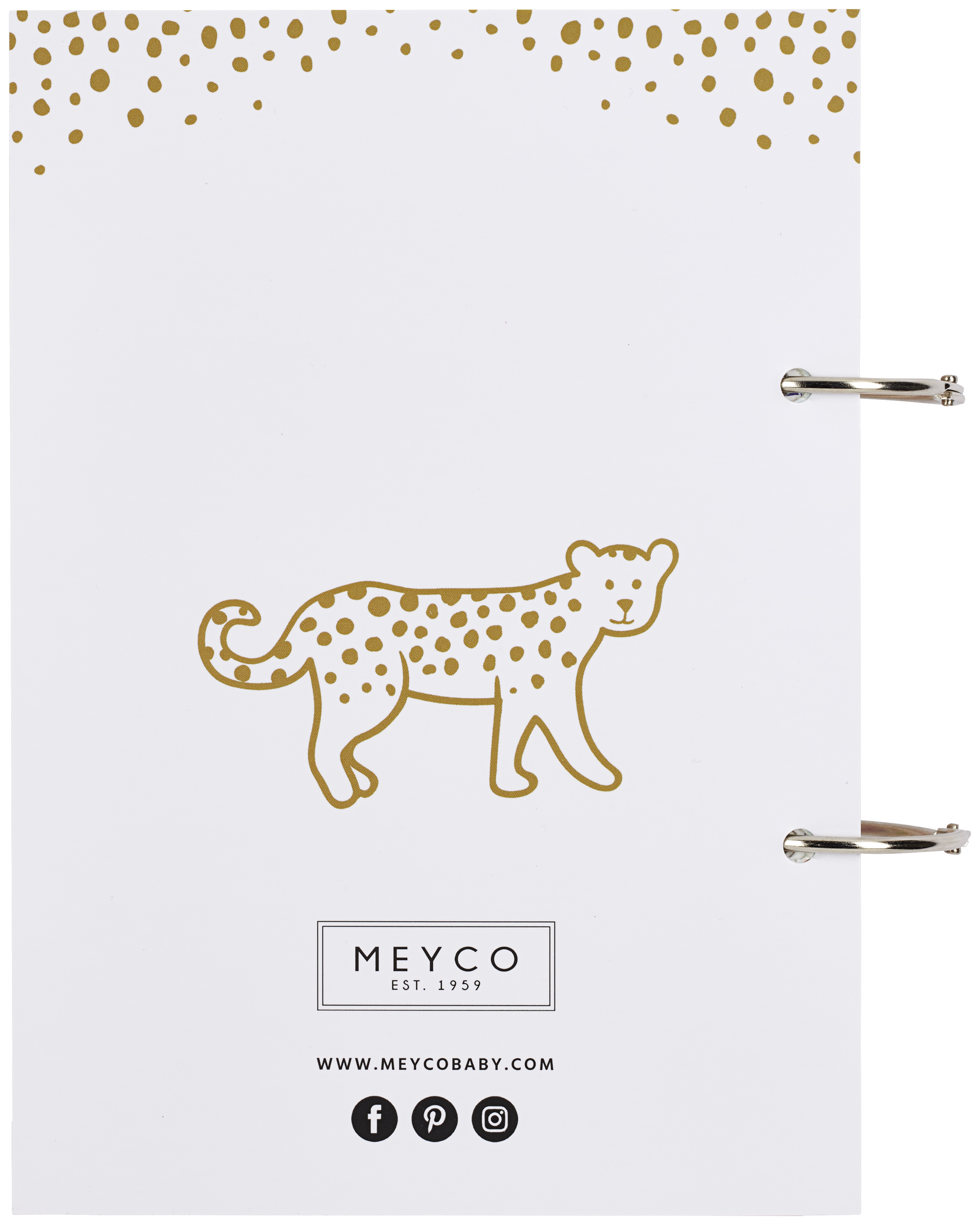 Card bundle Cheetah - honey gold