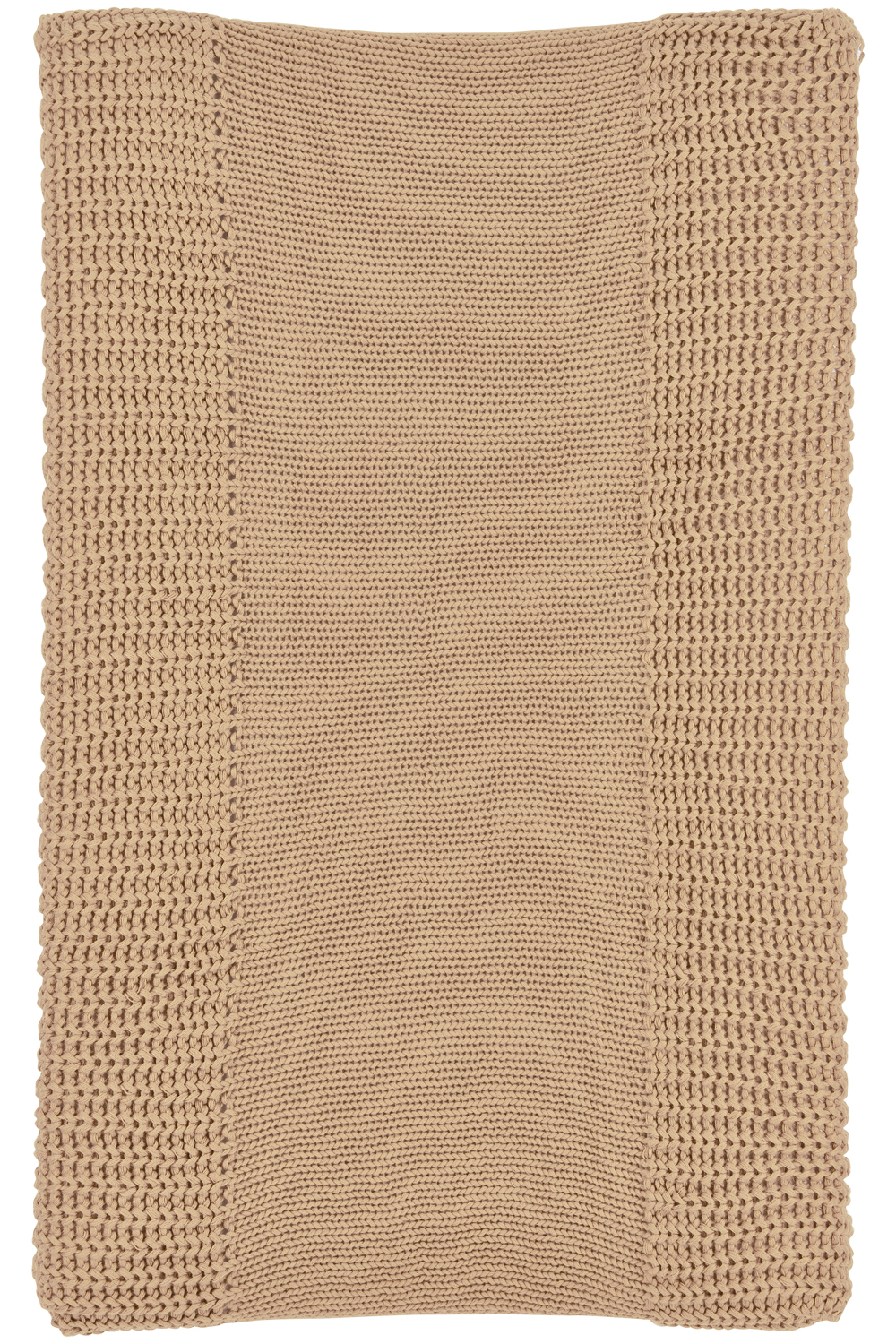 Changing mat cover Herringbone - warm sand - 50x70cm