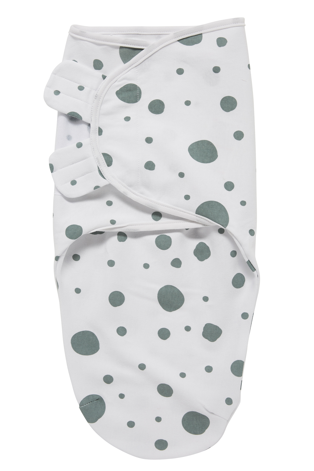 Swaddlemeyco Dots - Stone Green - 0-3 Months
