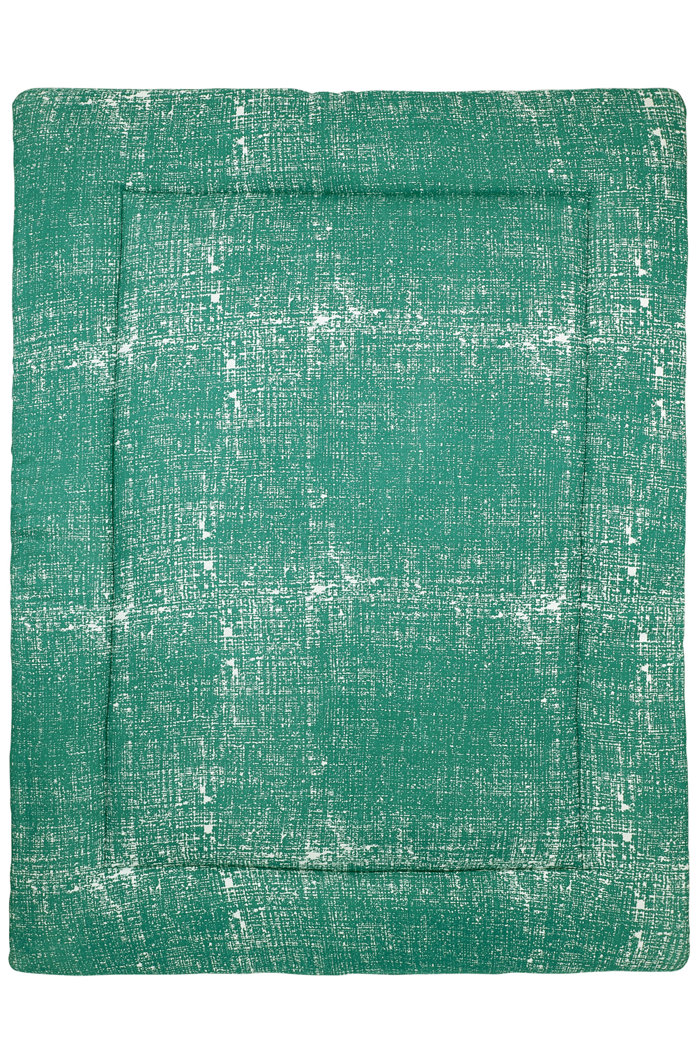 Boxkleed Fine Lines - emerald green - 77x97cm