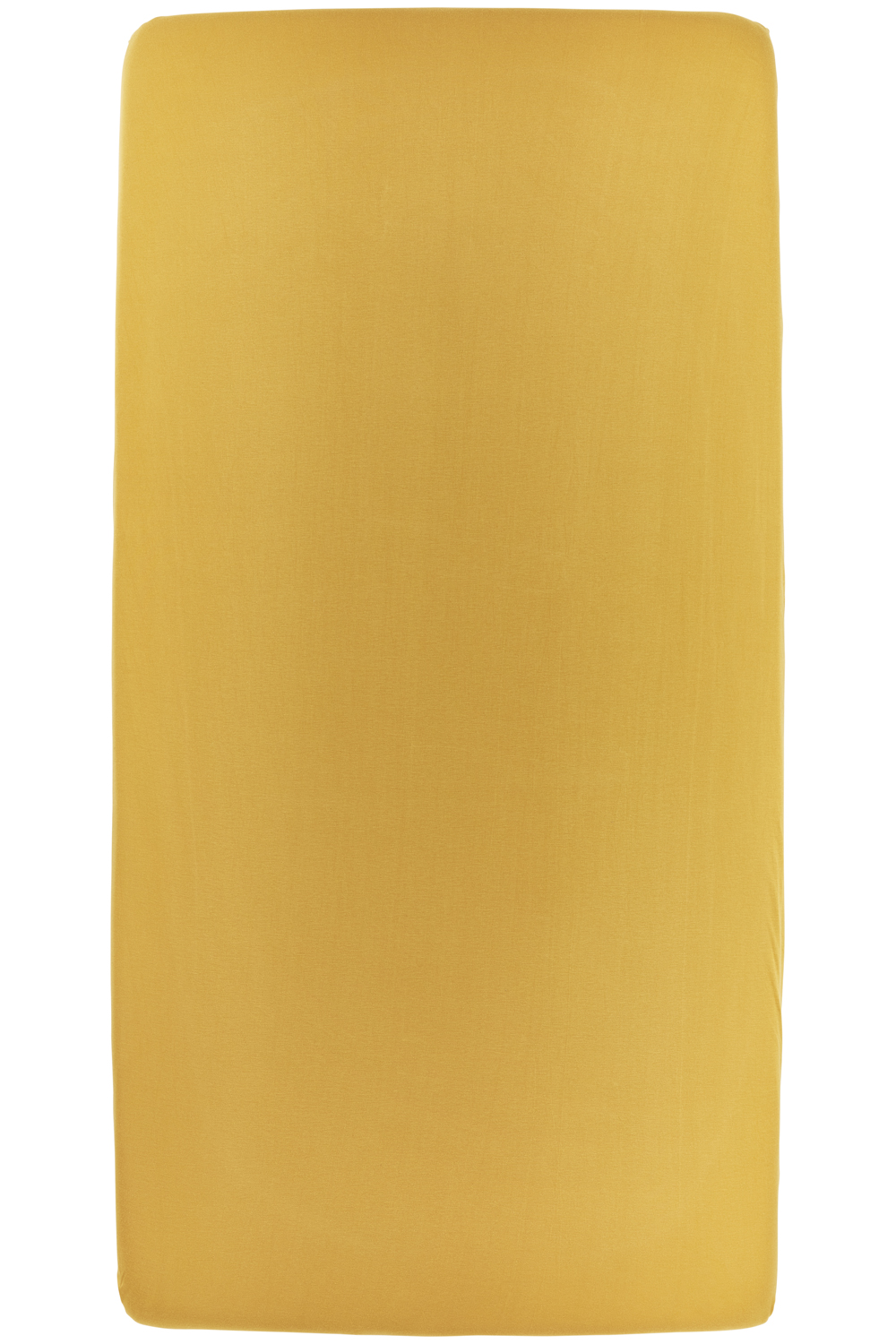 Hoeslaken wieg Uni - honey gold - 40x80/90cm