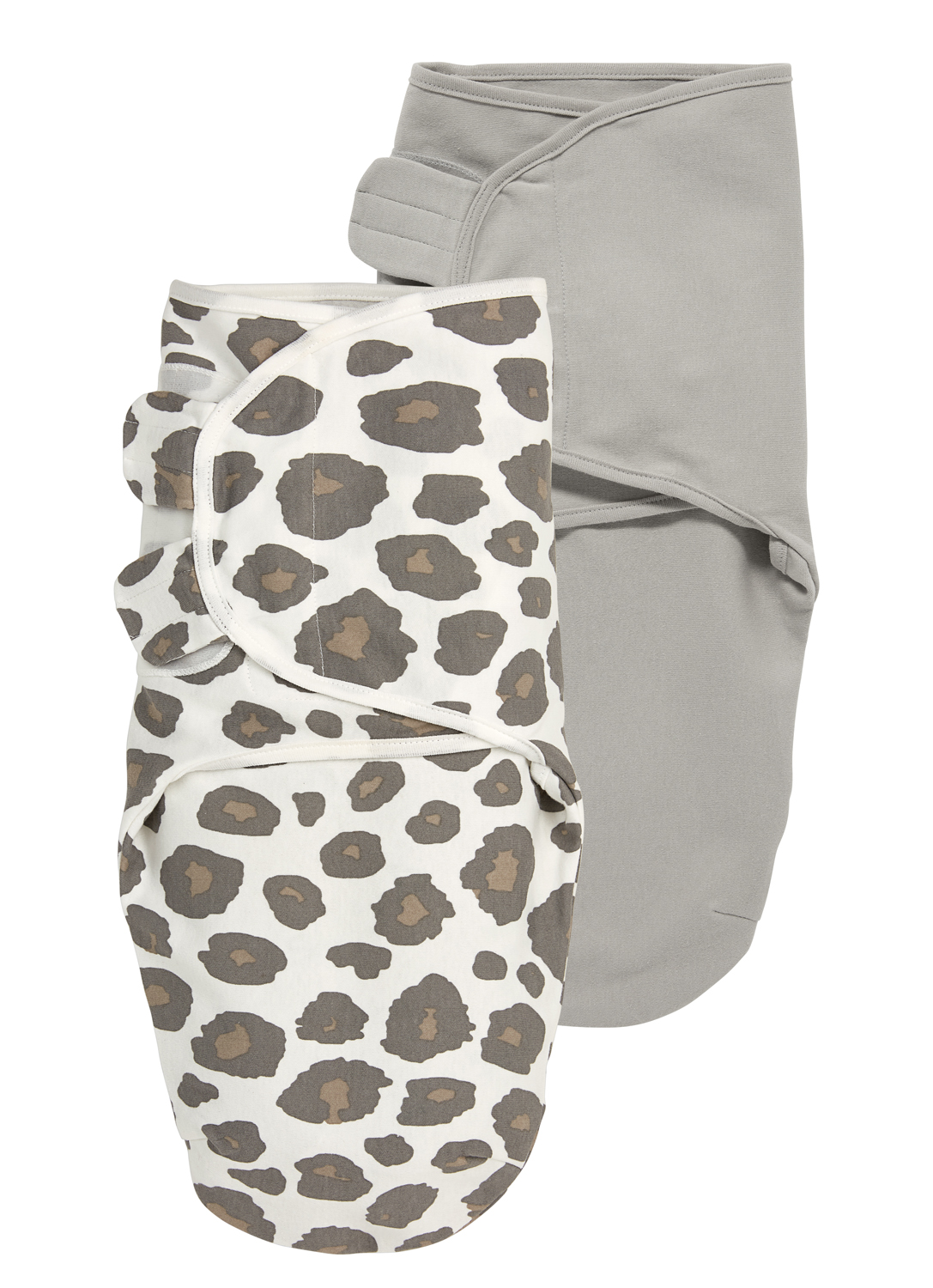 SwaddleMeyco inbakerdoek 2-pack Panter/Uni - neutral/grey - 0-3 maanden