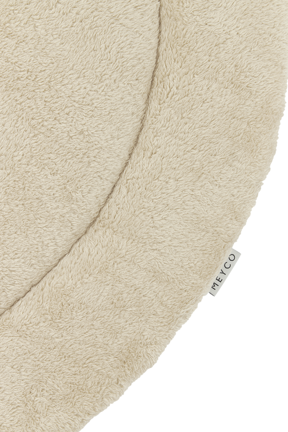 Laufgittereinlage Rund Knit Basic teddy - sand melange - ⌀95cm