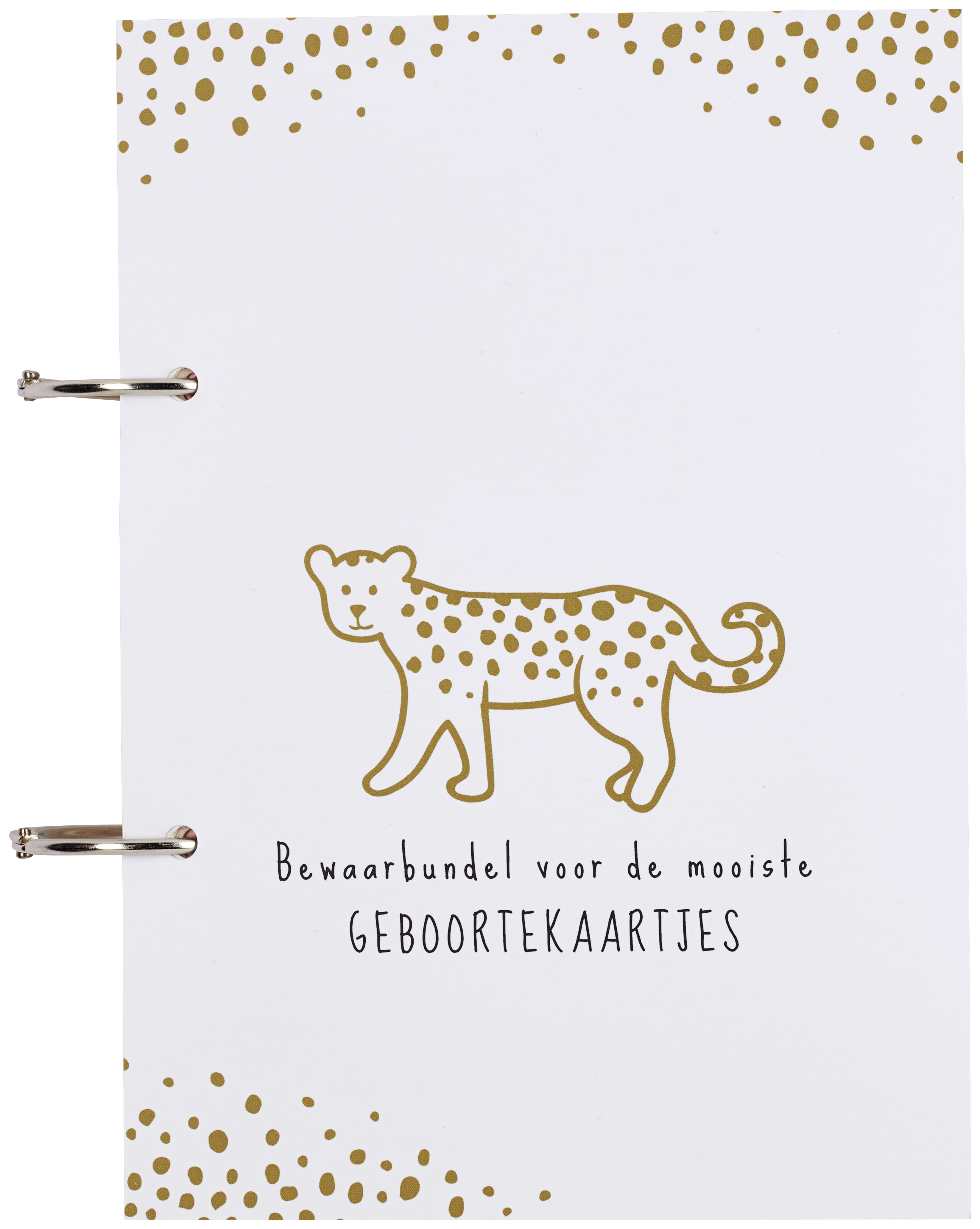 Card bundle Cheetah - honey gold