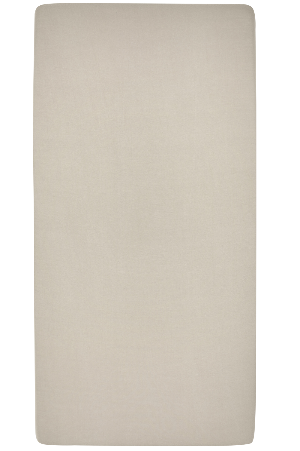 Hoeslaken wieg Uni - sand - 40x80/90cm