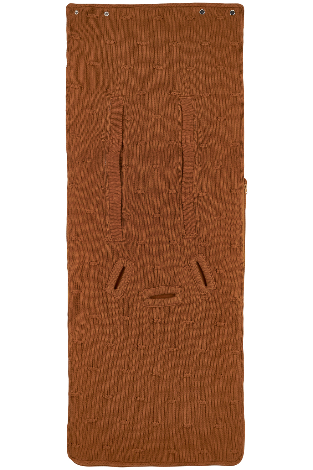 Buggy voetenzak Knots - camel - 45x130cm