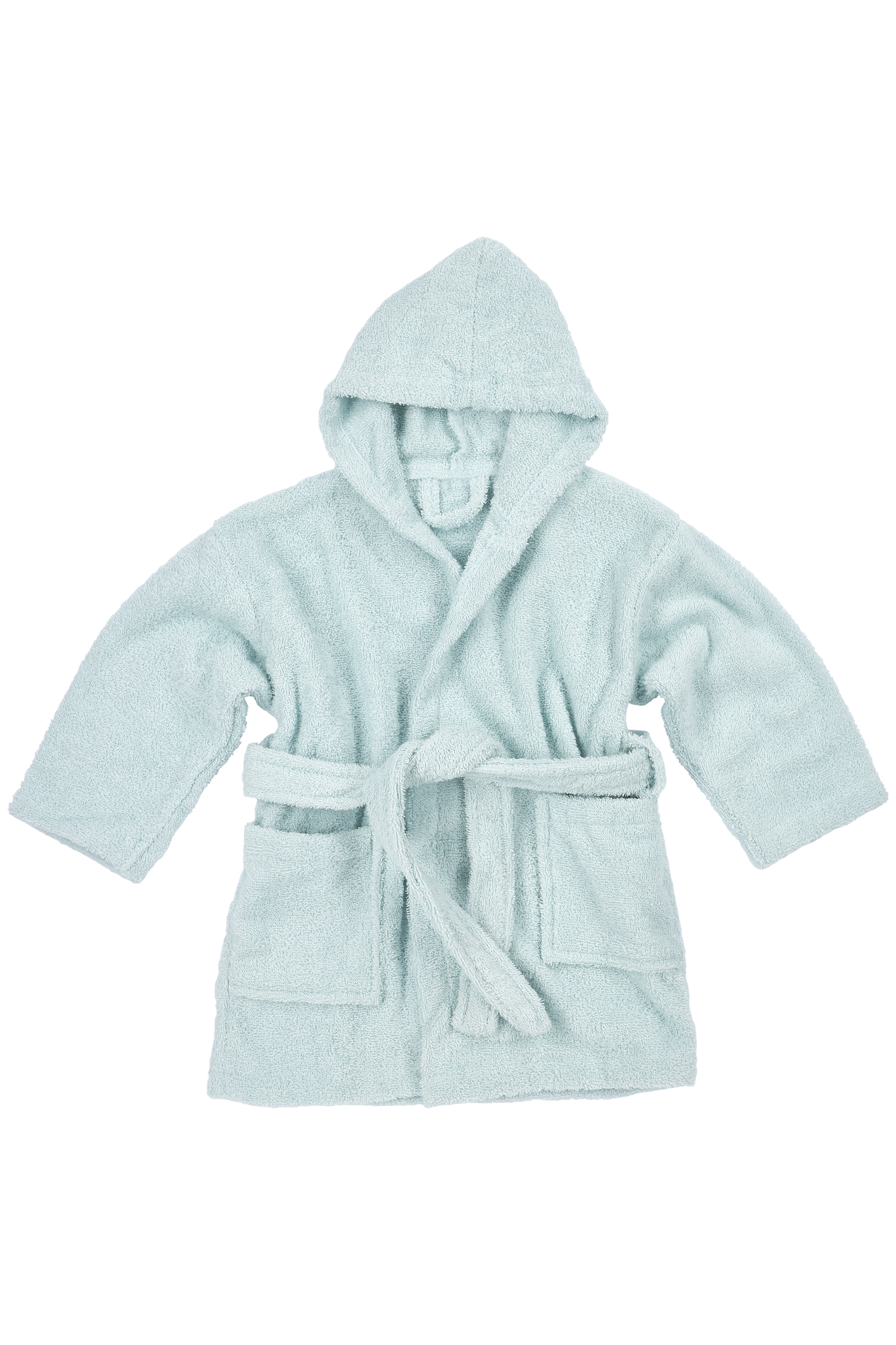 Bathrobe terry Uni - light blue - 98/104