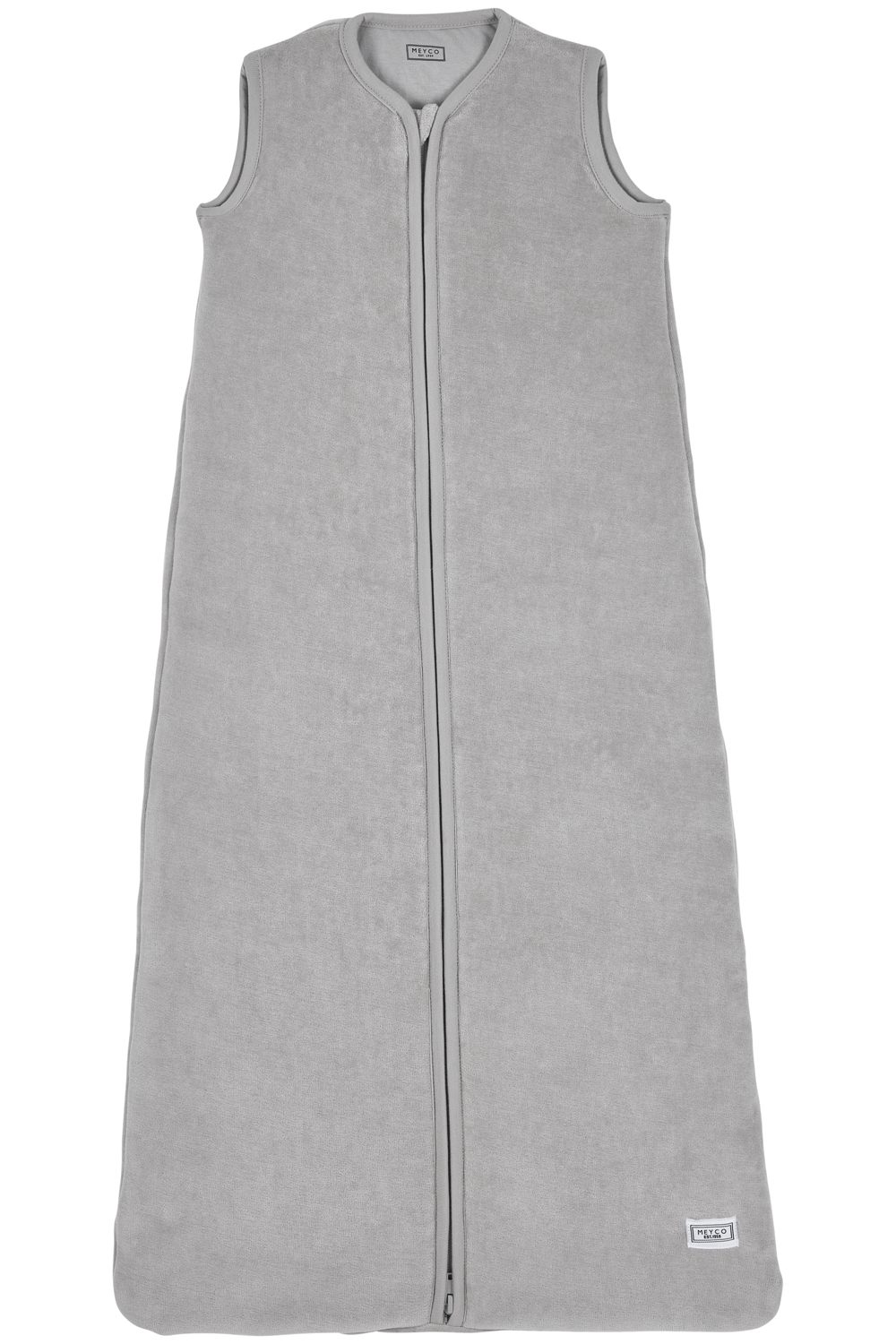 Sleepingbag lined Velvet - light grey - 110cm
