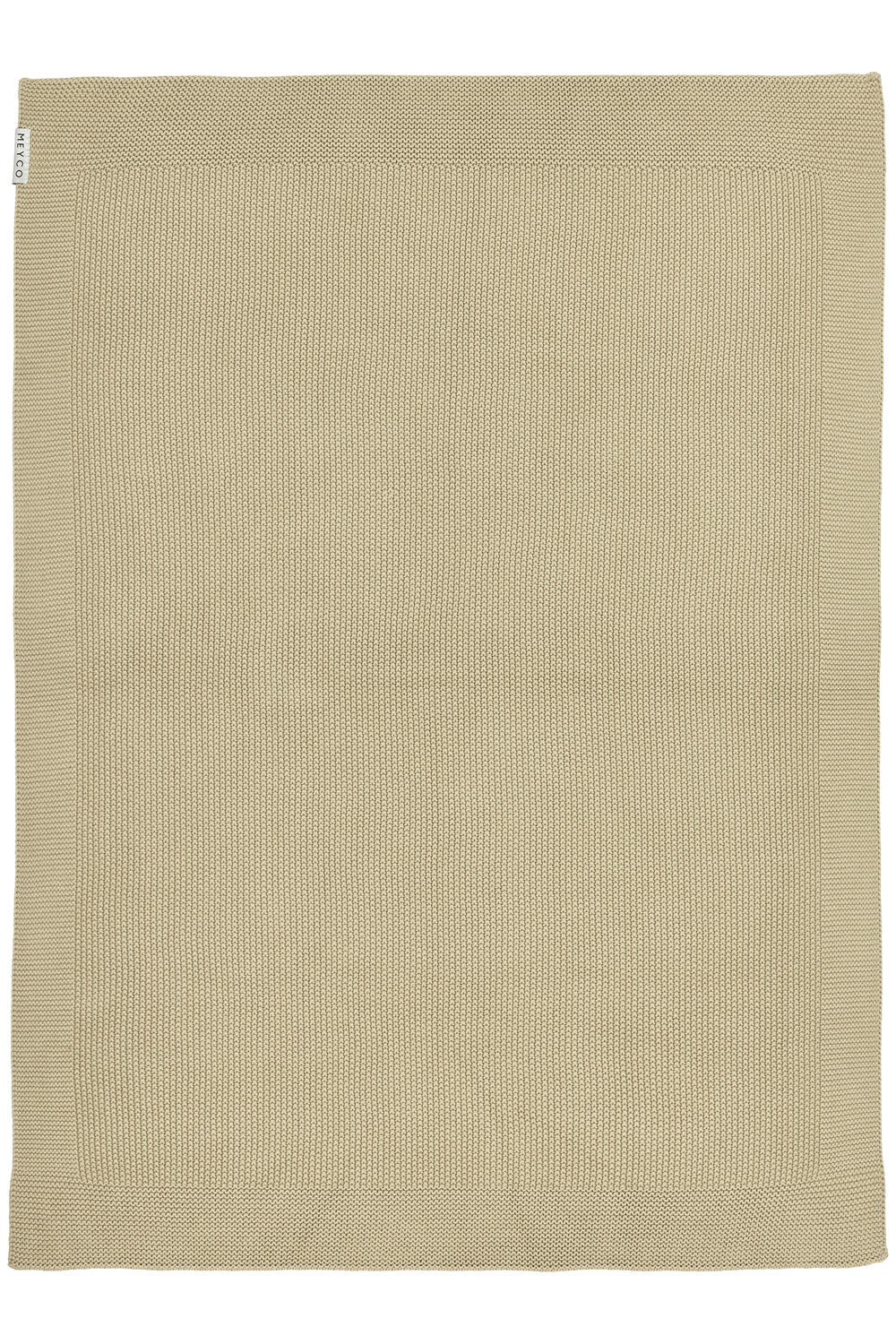 Wiegdeken biologisch Mini Relief - sand - 75x100cm