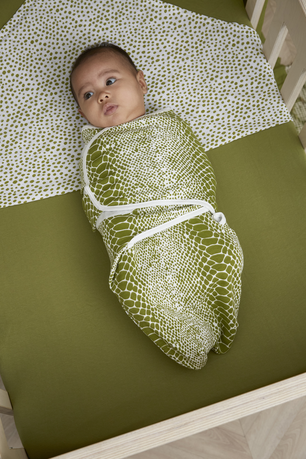 Swaddlemeyco Snake - Avocado - 0-3 Maand